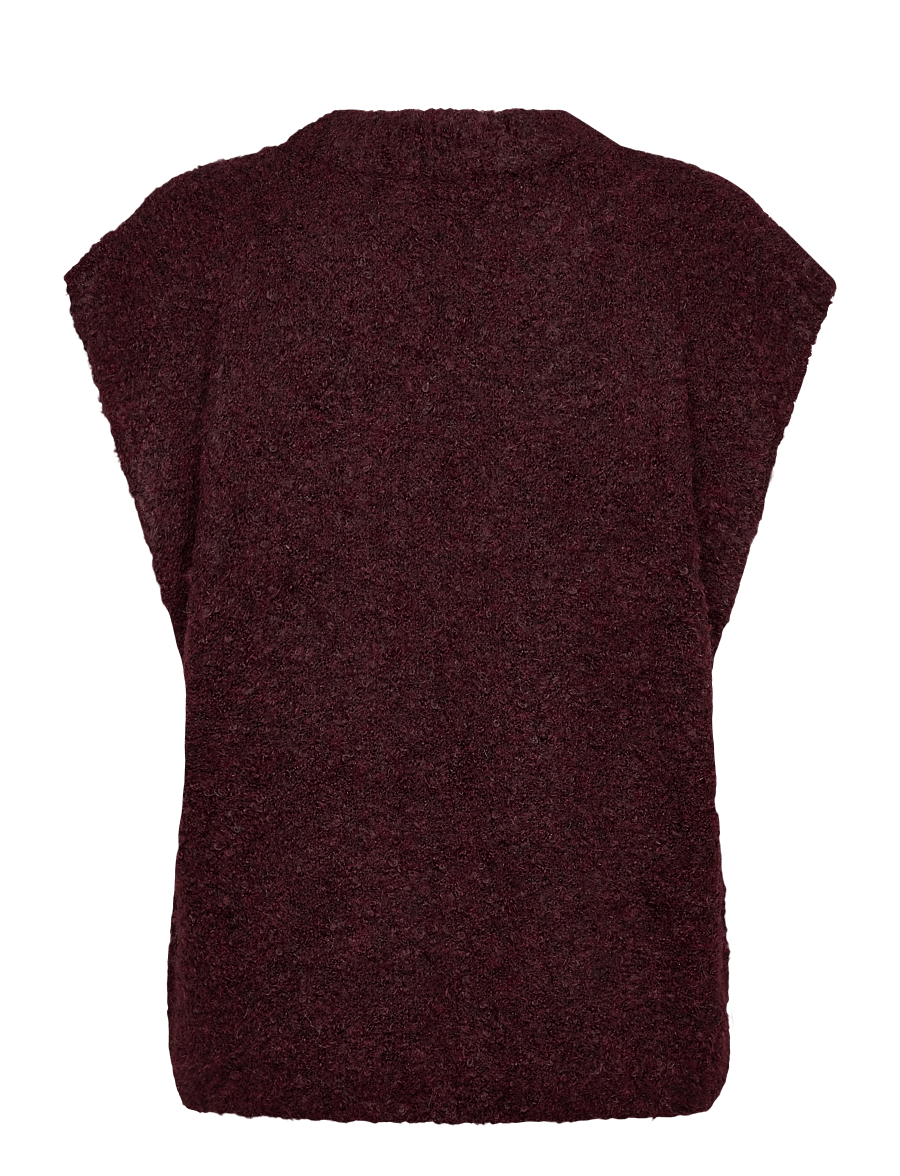 A-View - Patrisia new knit vest - strickwesten - 042 bordeaux - 1
