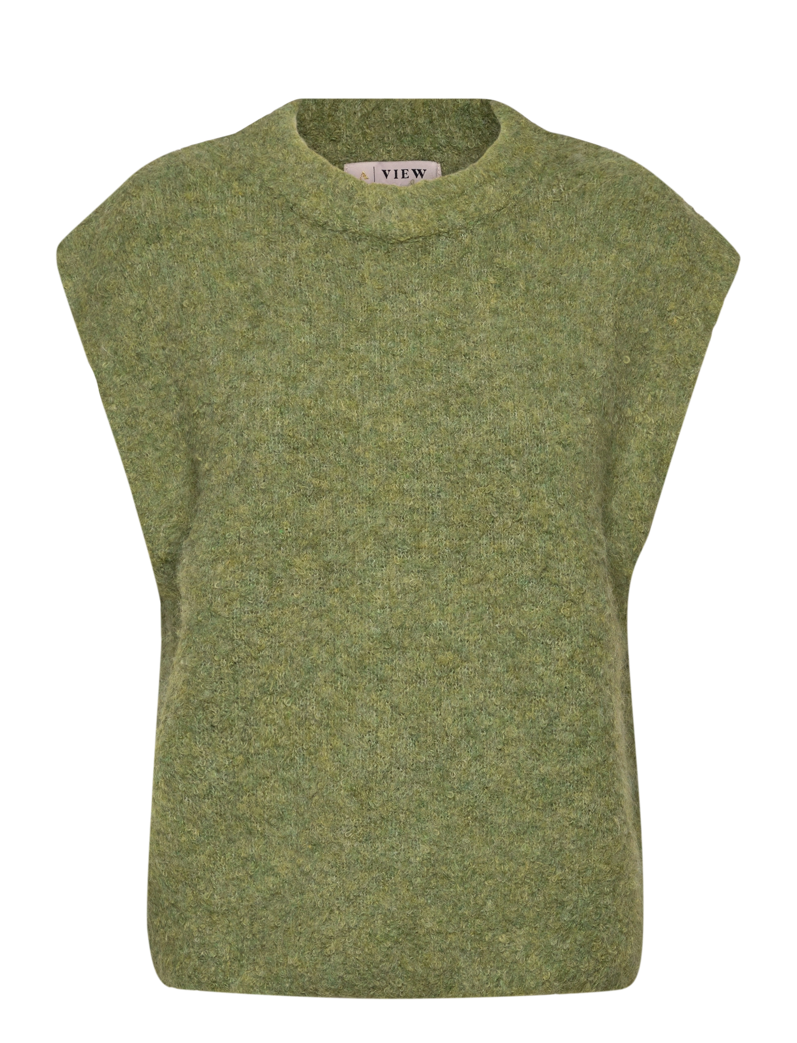 A-View Patrisia New Knit Vest, XS, Green, Veste > Strikkede Veste, Dame