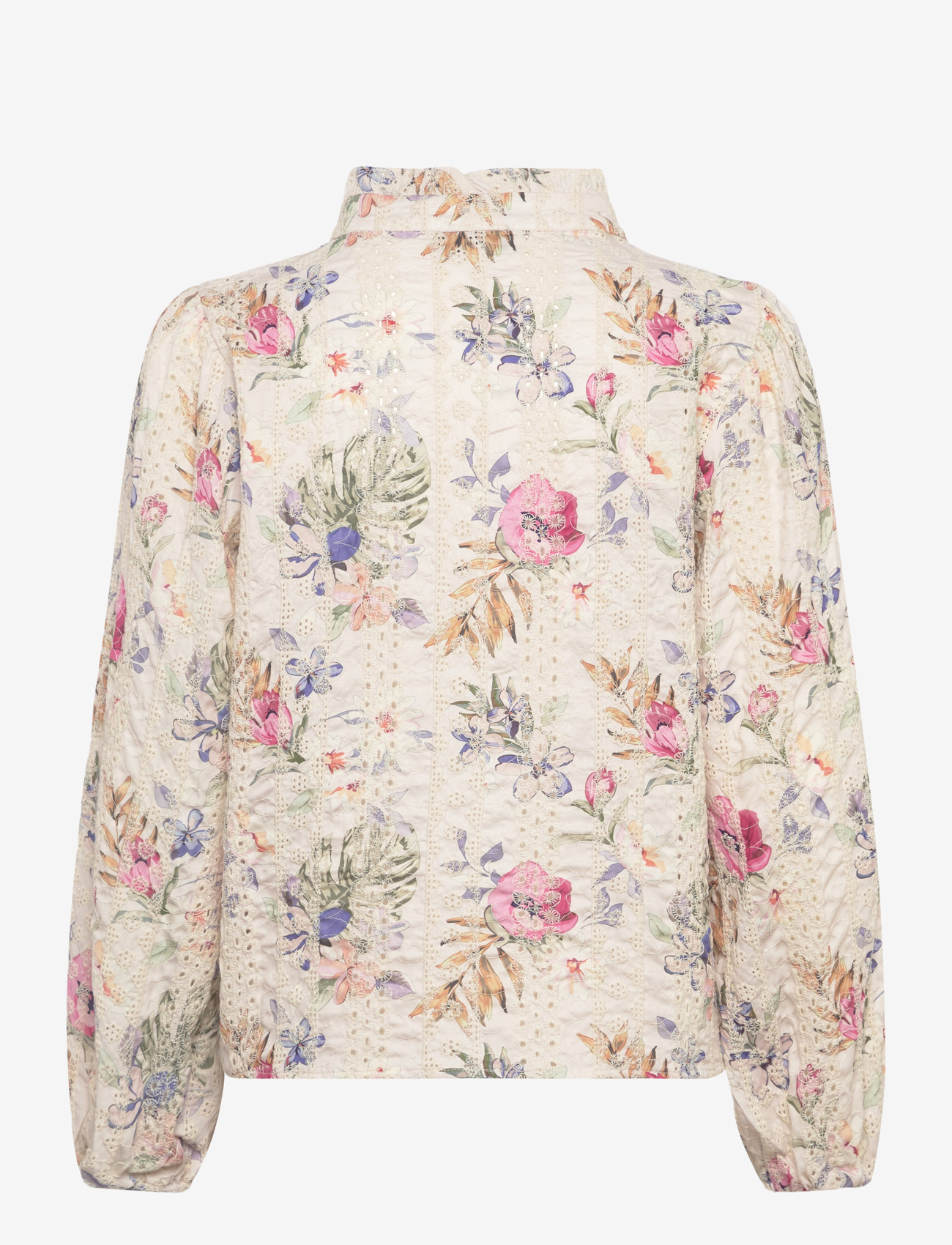 A-View - Grete blouse - sand/dusty green - 2