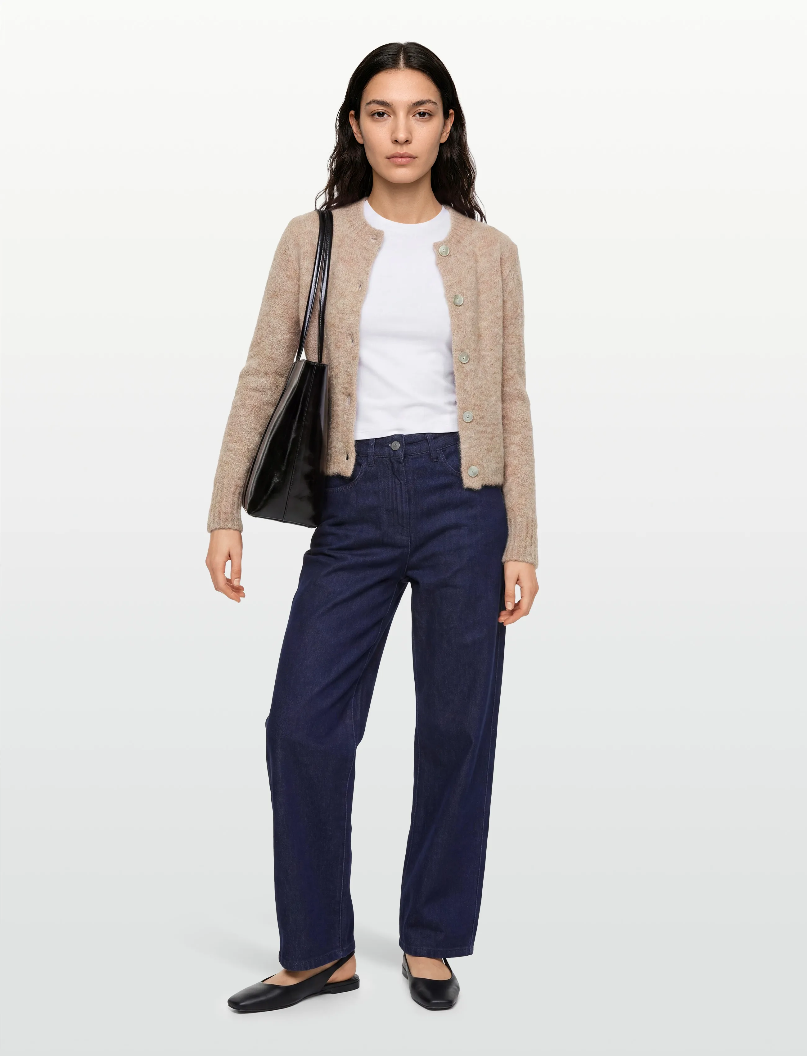 A-View Audrey New Knit Cardigan, XL, Knitwear, Beige - Cardigans, Frauen