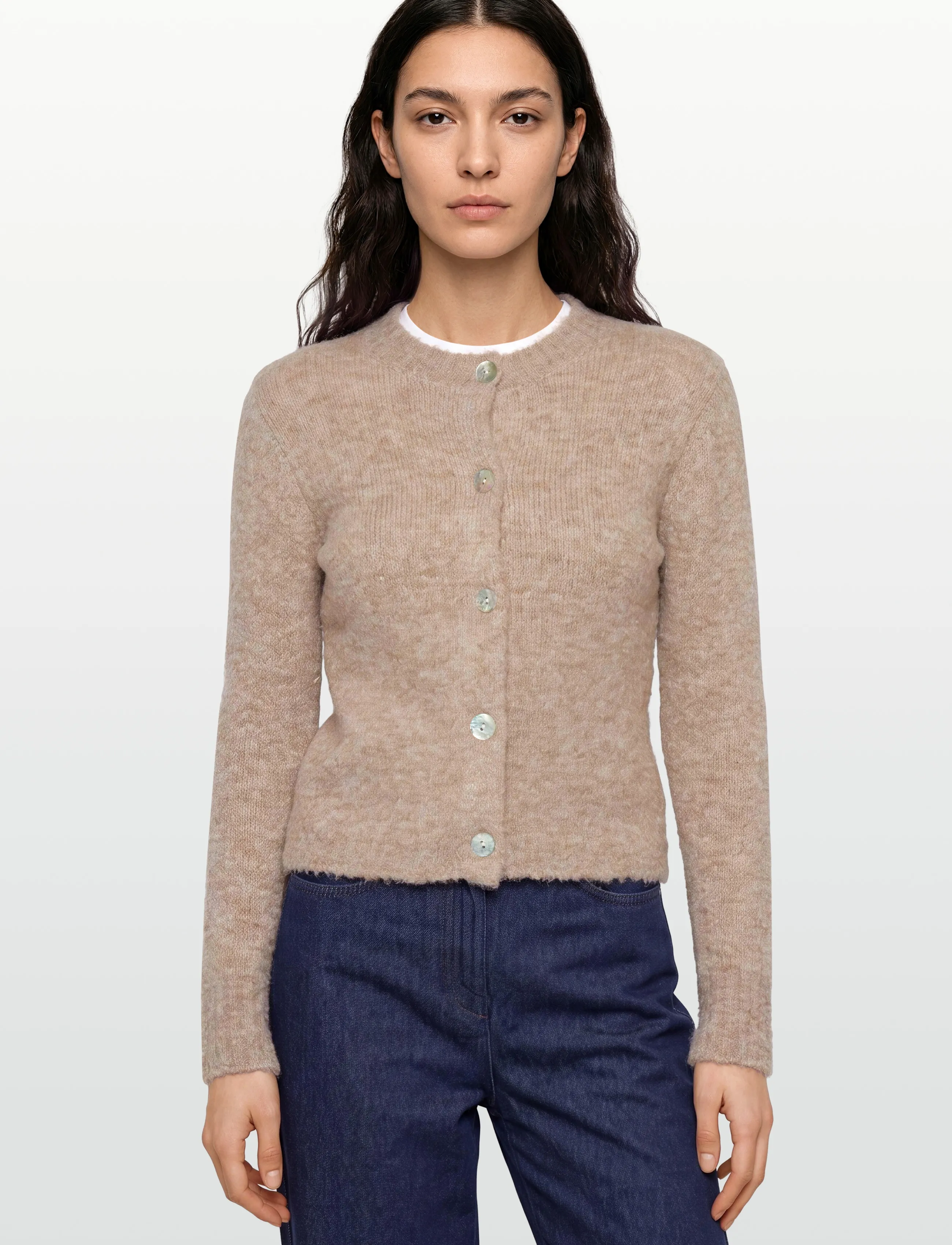 A-View - Audrey new knit cardigan - cardigans - 118 light brown - 3