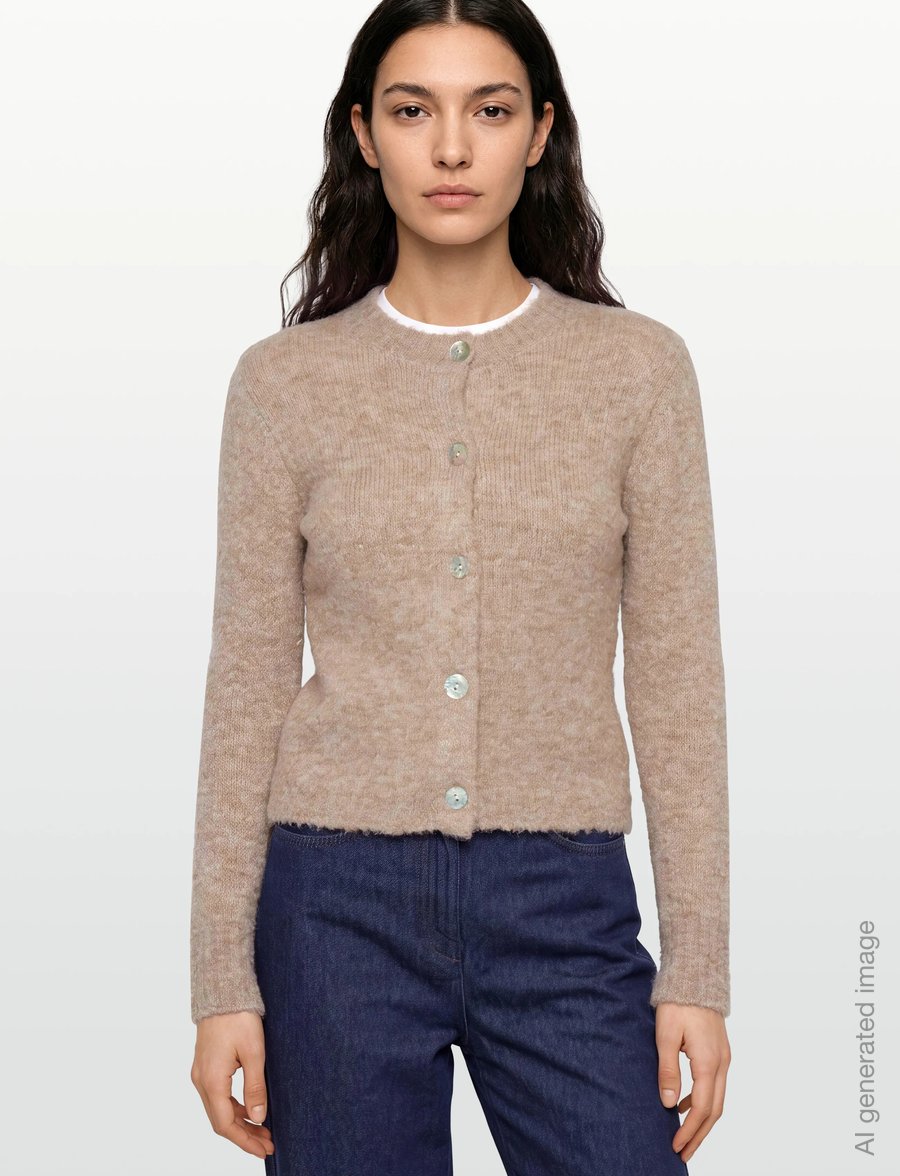 A-View - Audrey new knit cardigan - cardigans - 118 light brown - 3