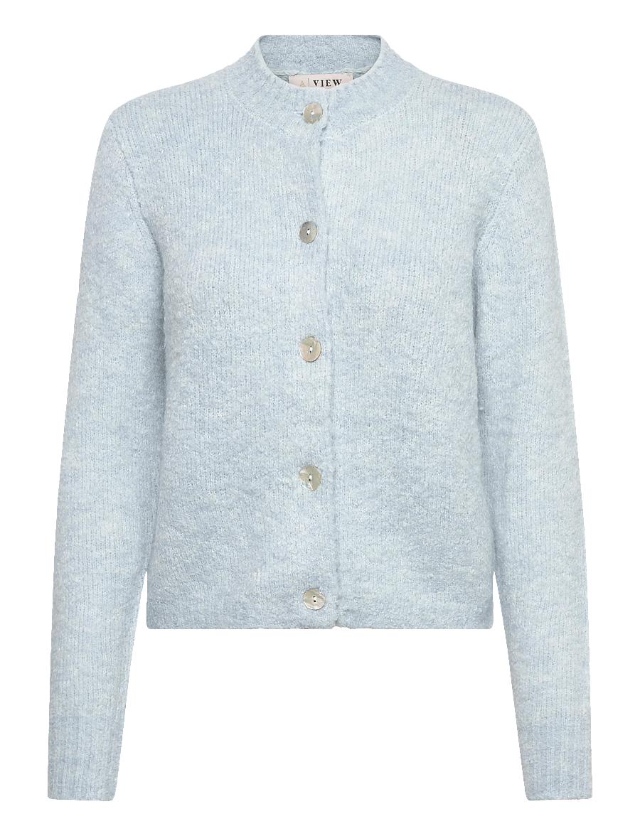 A-View - Audrey new knit cardigan - strickjacken - light blue - 1