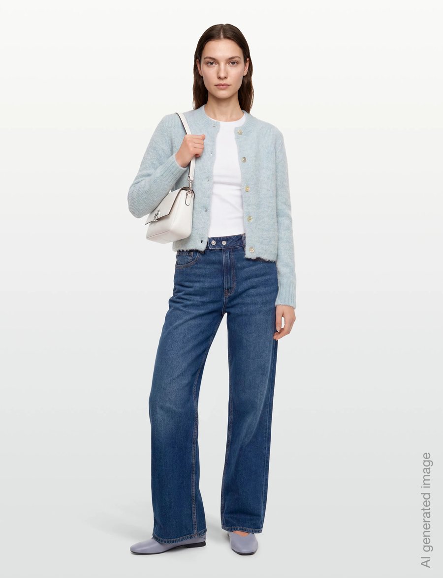 A-View - Audrey new knit cardigan - strickjacken - light blue - 0