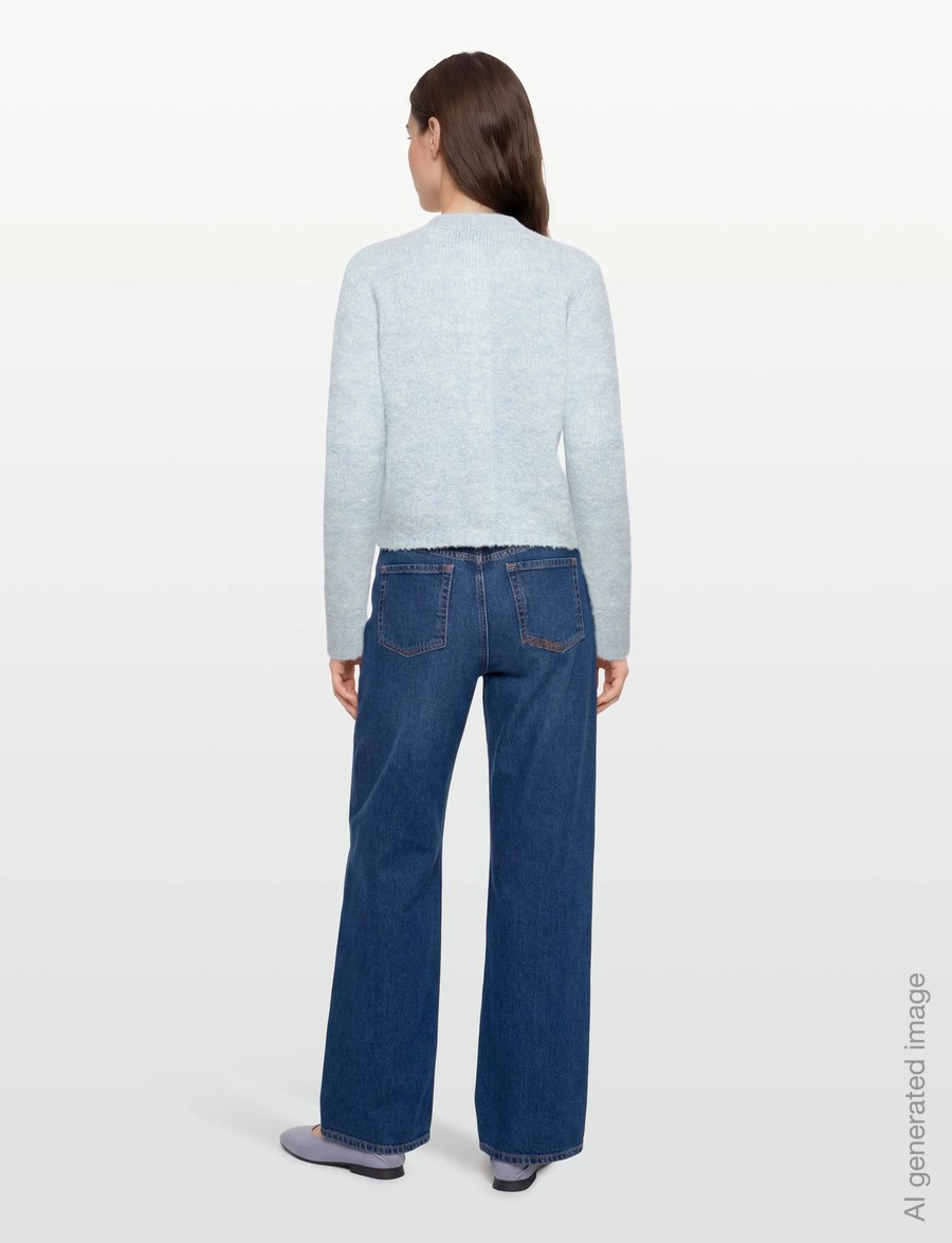 A-View - Audrey new knit cardigan - strickjacken - light blue - 4
