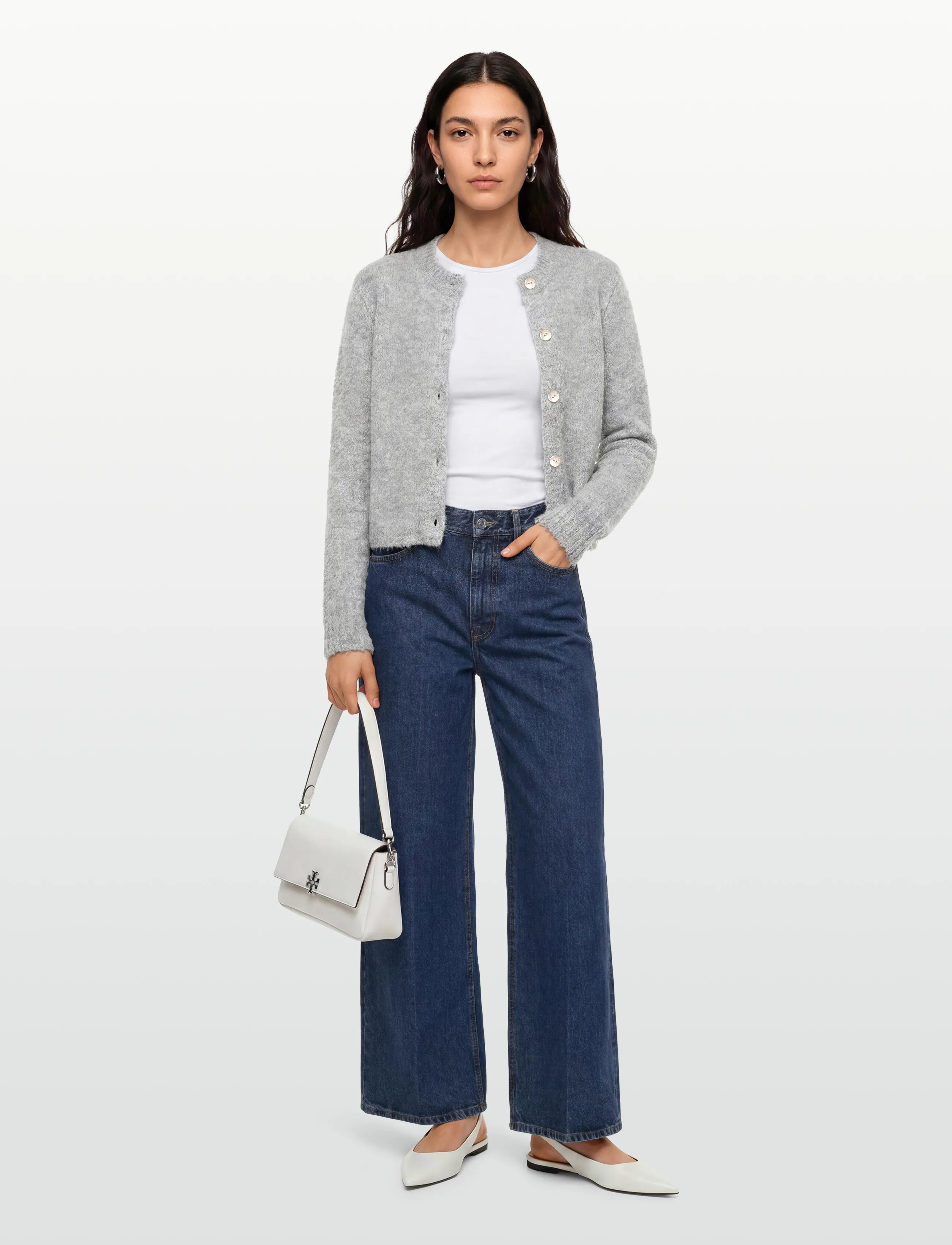 A-View Audrey New Knit Cardigan, XL, Knitwear, Grau - Cardigans, Frauen