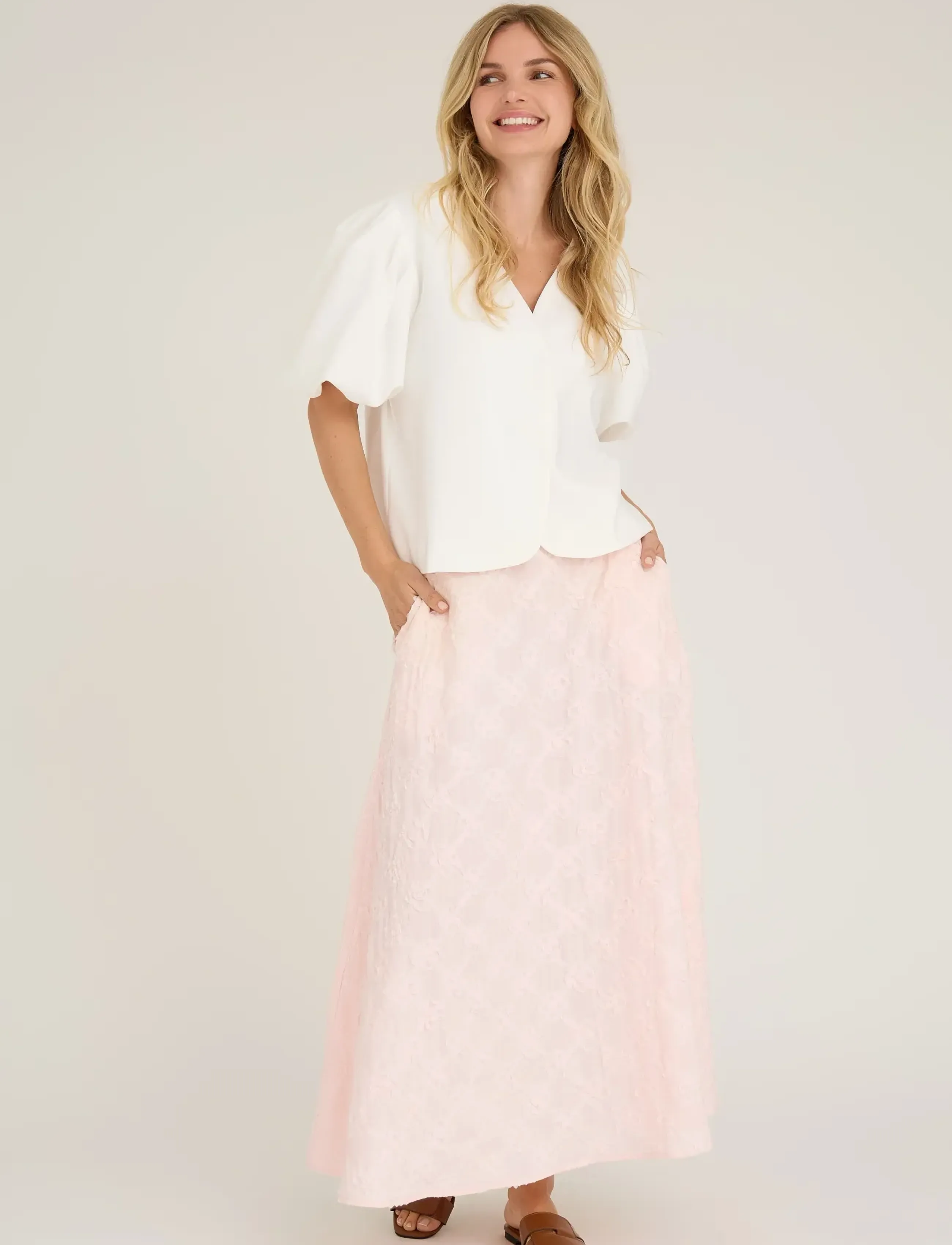 A-View Christa Jacket - Mallistot - WHITE / white