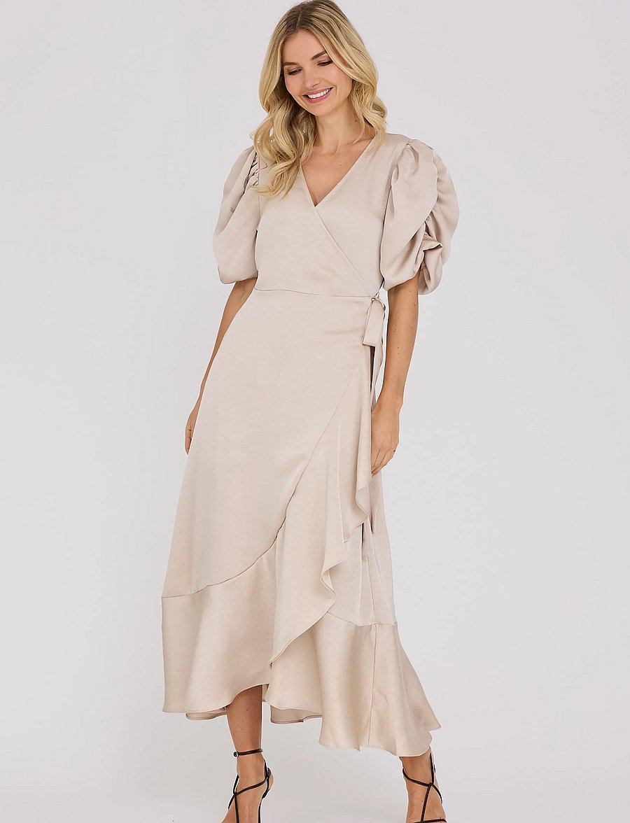 A-View - Sinda dress - aftenkjoler - champagne - 0