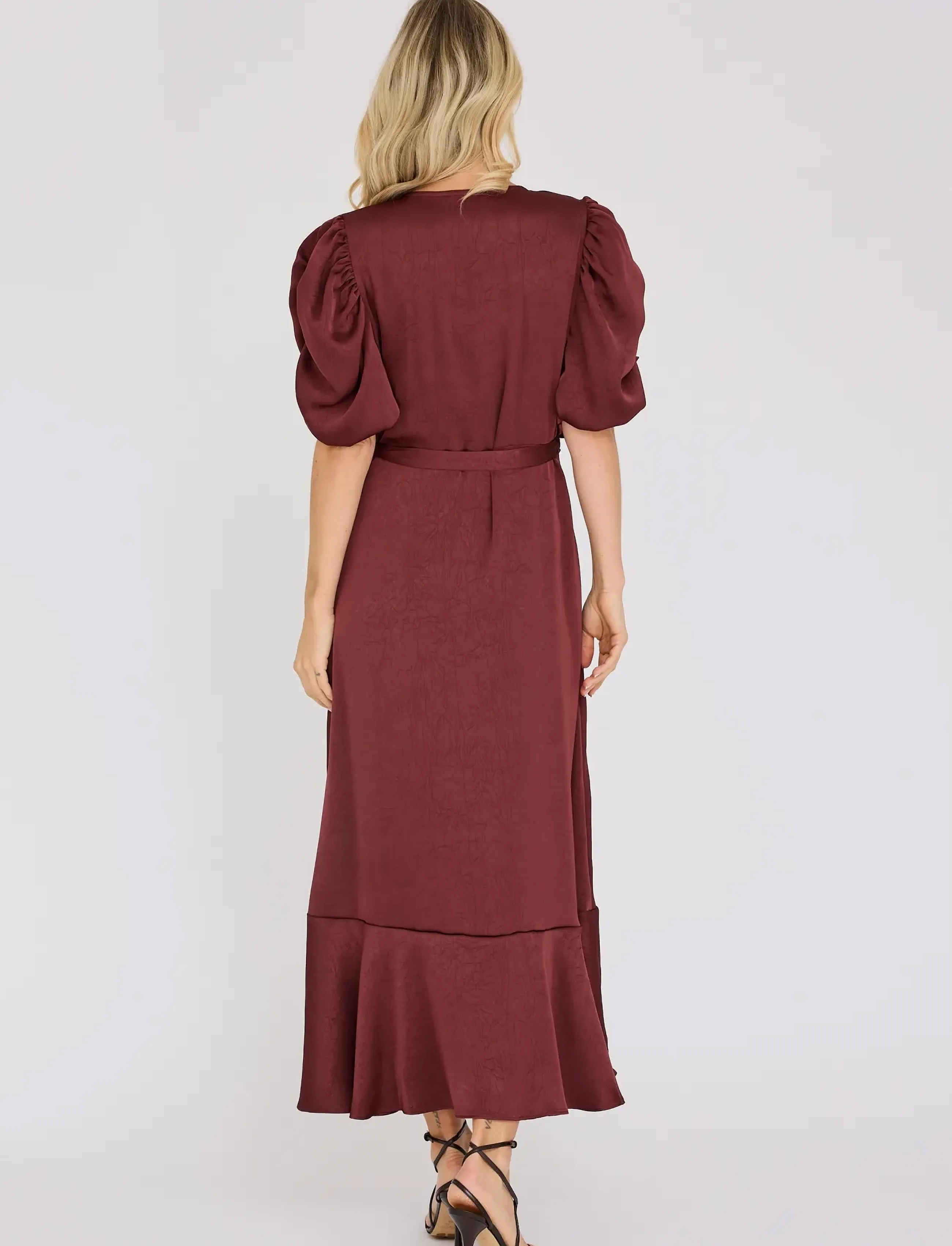 A-View - Sinda dress - abendkleider - deep burgundy - 3