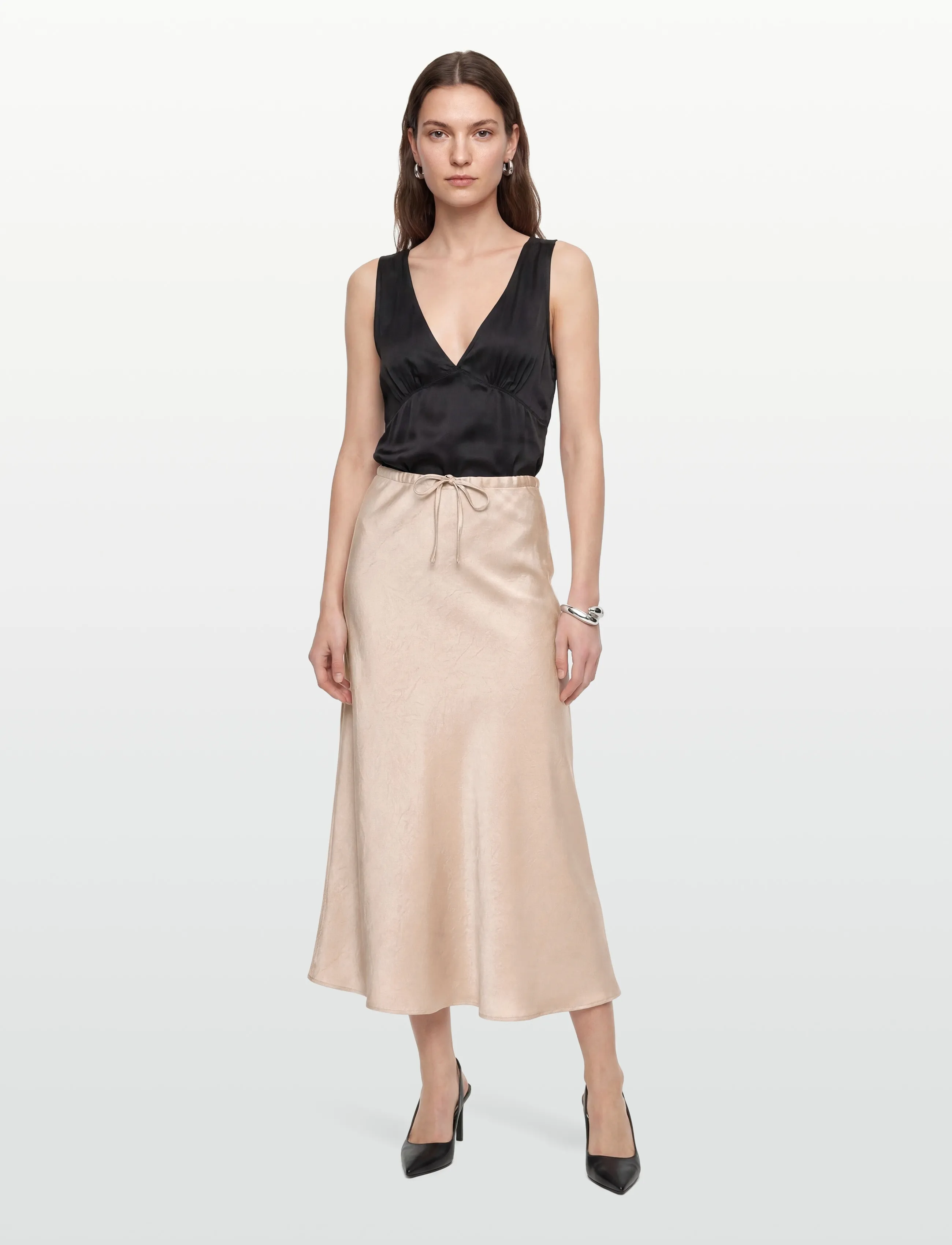 A-View Emily skirt - Rokken - CHAMPAGNE / beige
