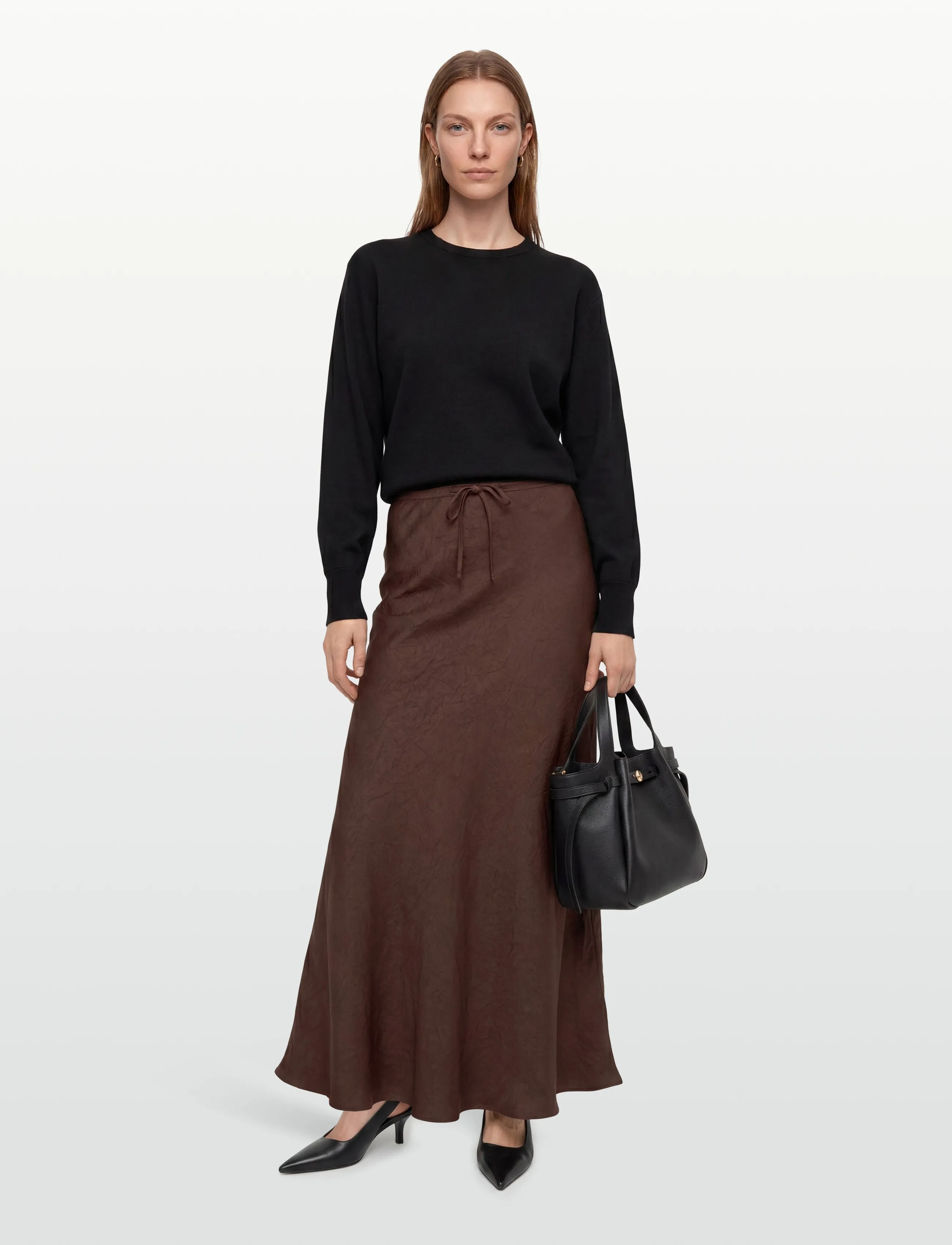 A-View Emily skirt - Röcke - DARK BROWN / brown