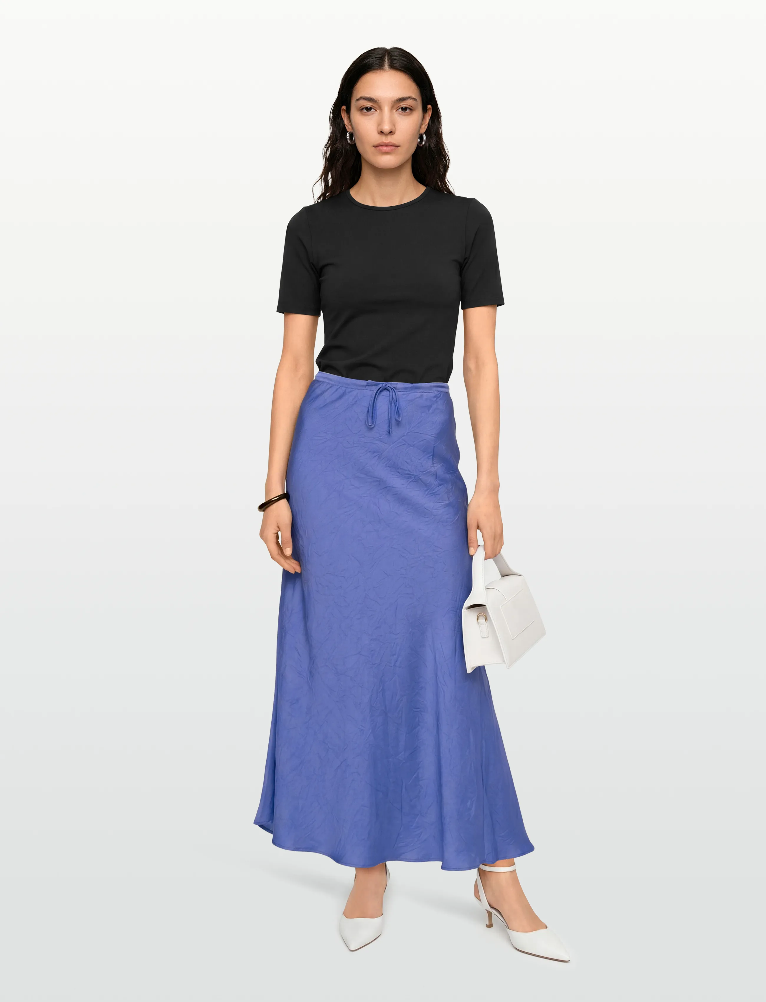 A-View - Emily skirt - satinröcke - medium blue - 0