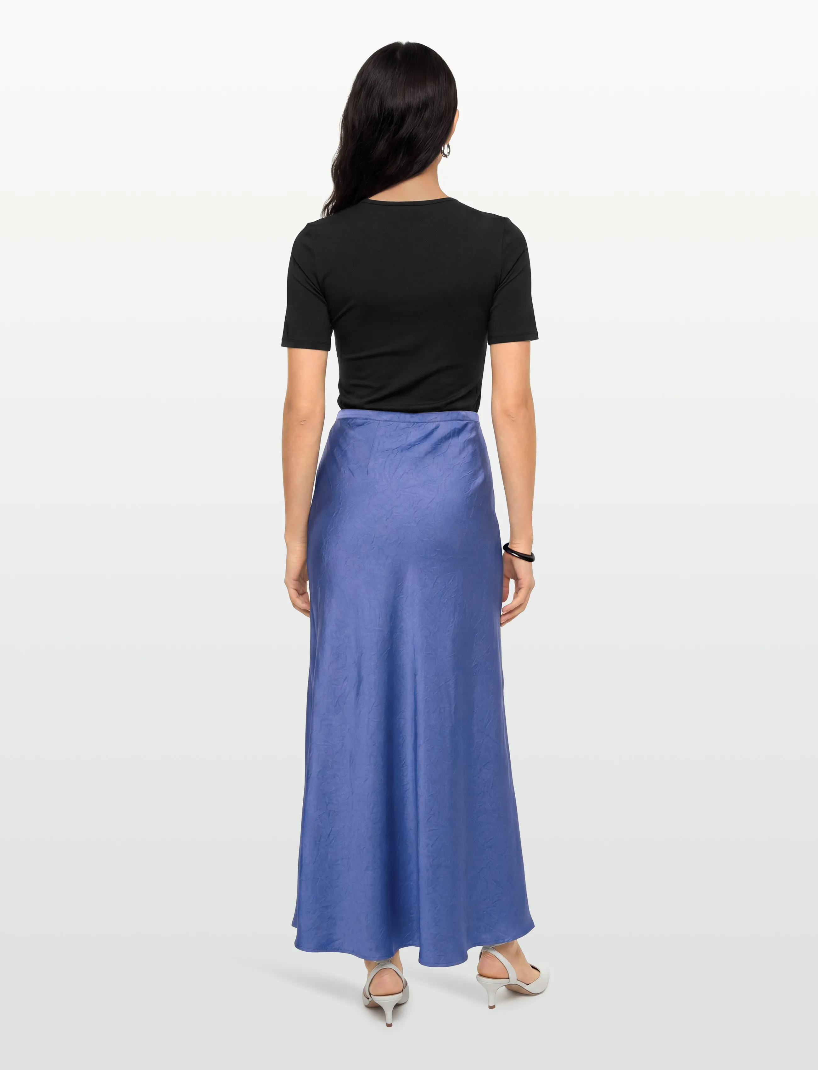 A-View - Emily skirt - satinröcke - medium blue - 4