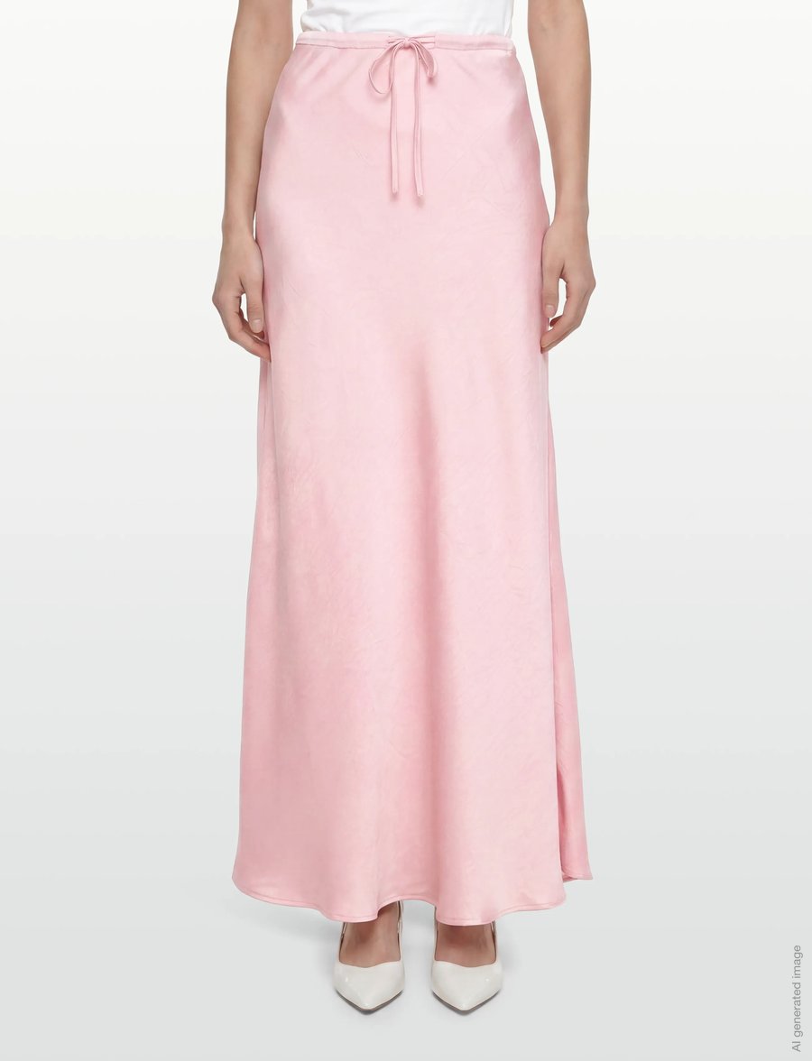 A-View - Emily skirt - satinröcke - pale rose - 3
