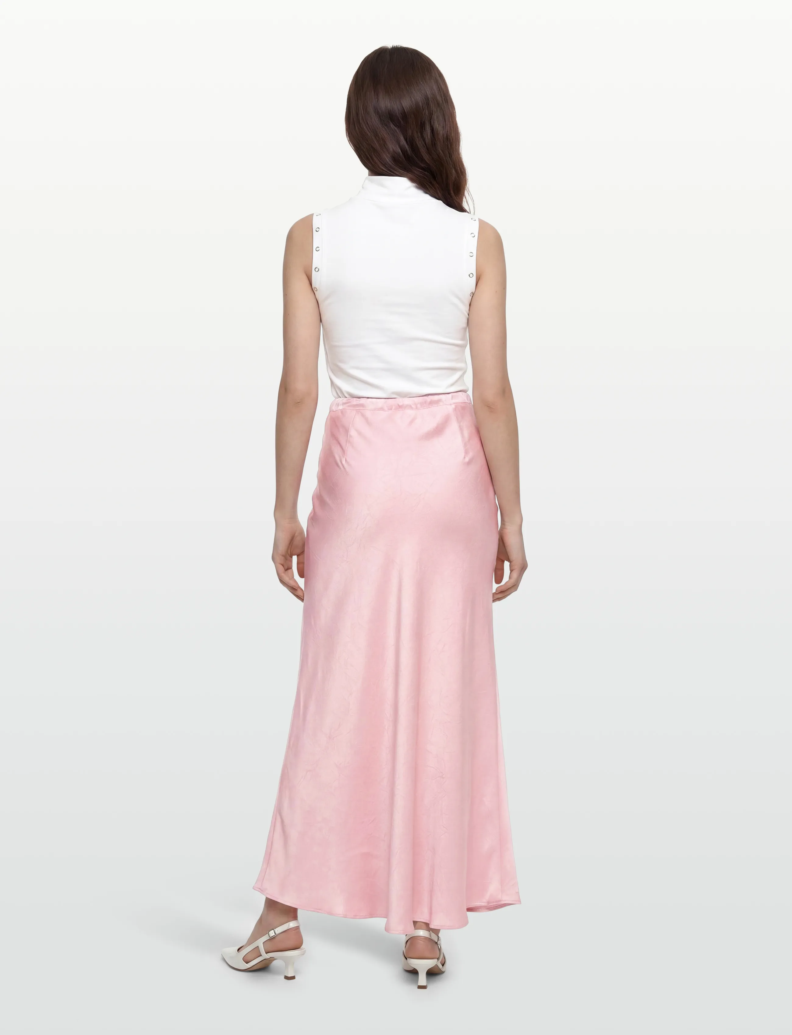 A-View - Emily skirt - satinröcke - pale rose - 4