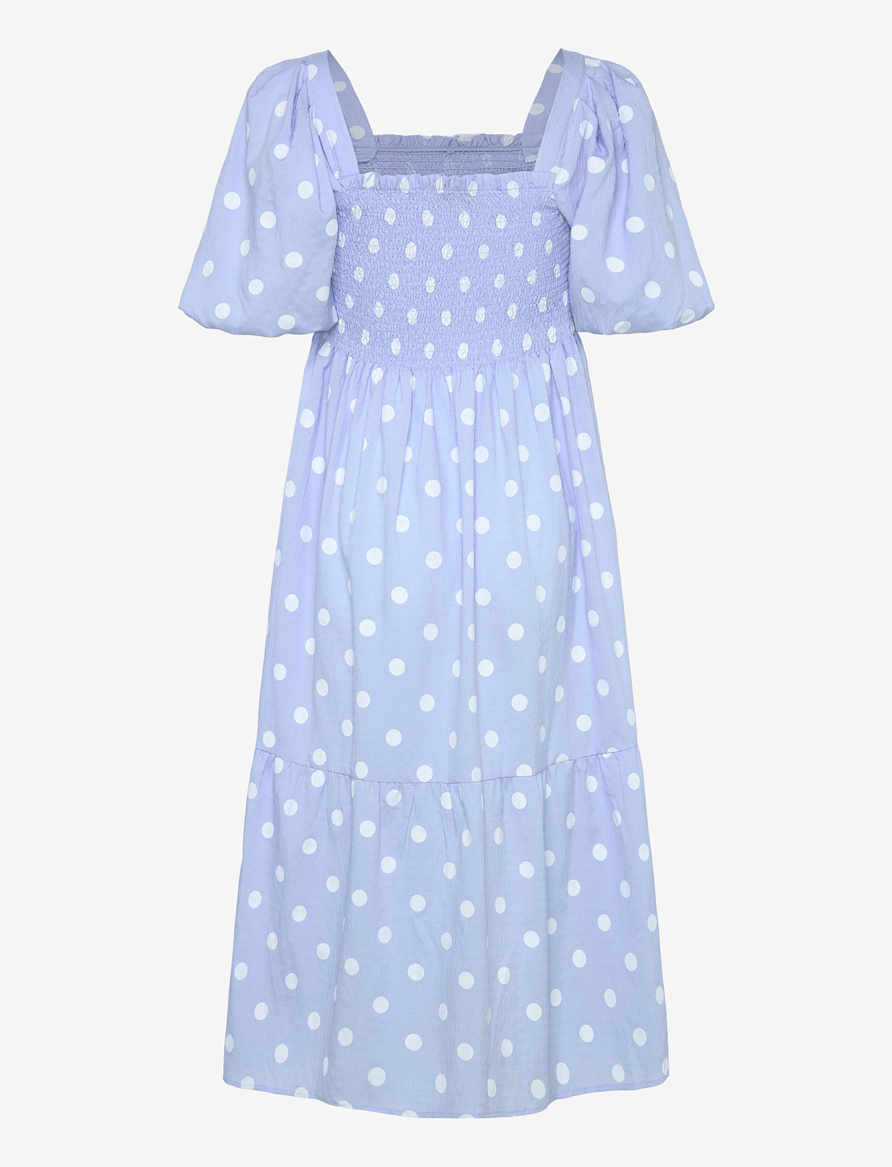 A-View - Cheri dot dress - midi kjoler - blue/white - 1