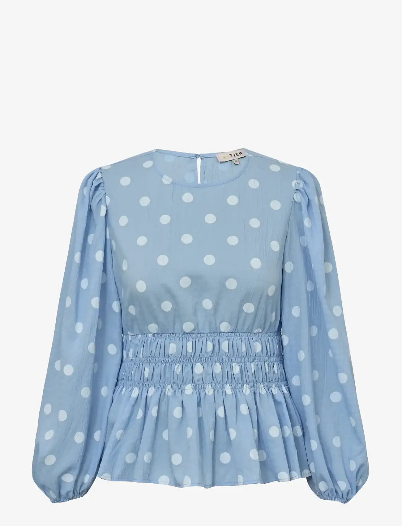 A-View - Elinor blouse - blue/white - 1