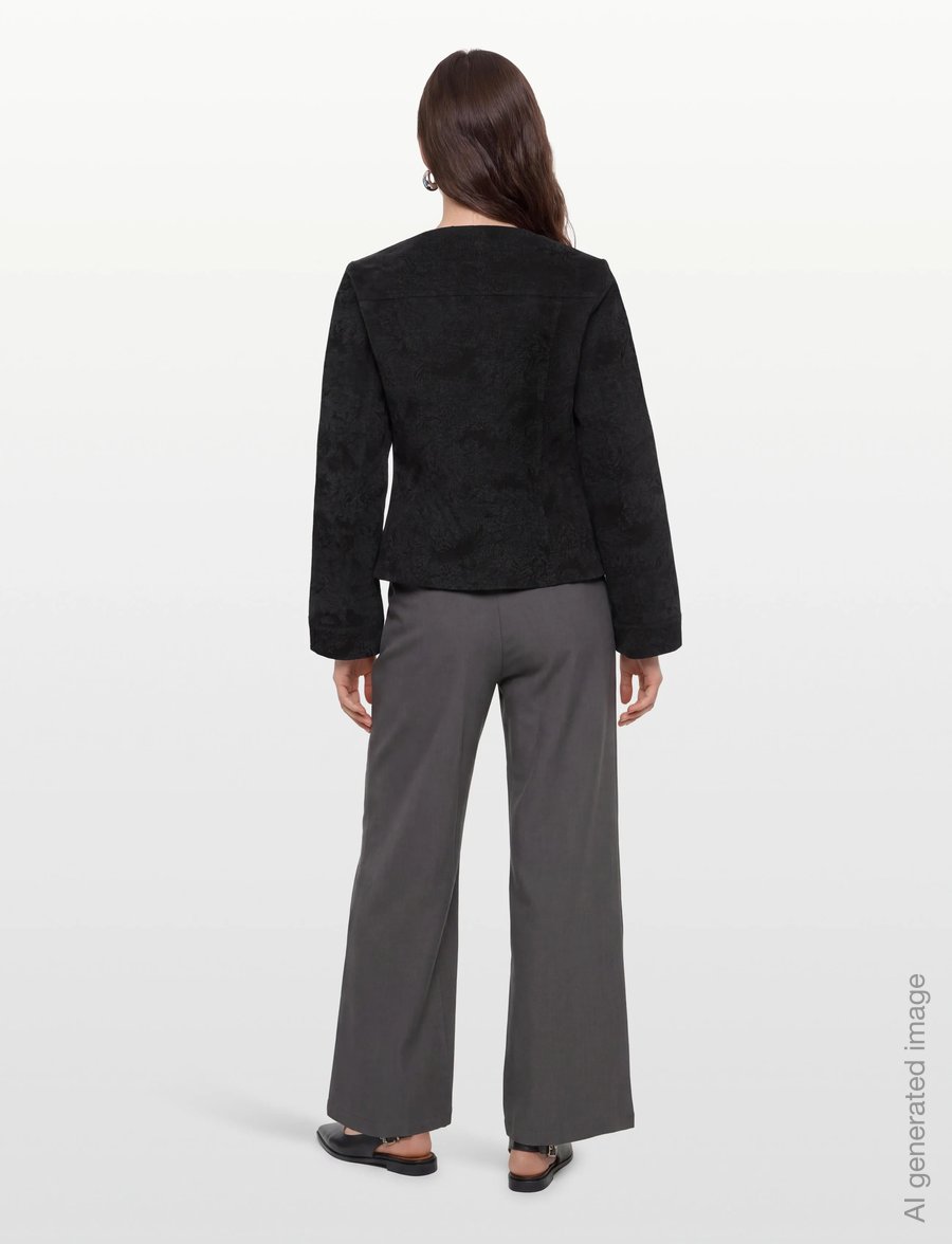 A-View - Amelia jacket - single breasted blazers - 999 black - 4