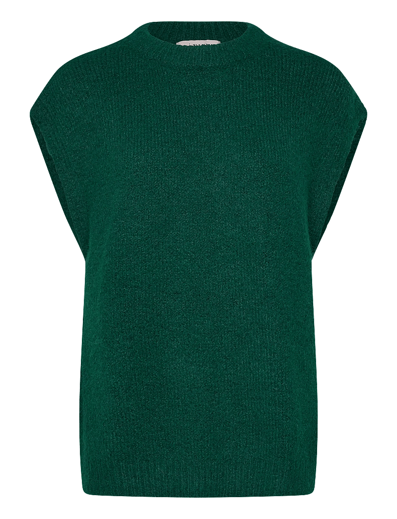 A-View - Patrisia knit vest - kootud vestid - 858 dark green - 0