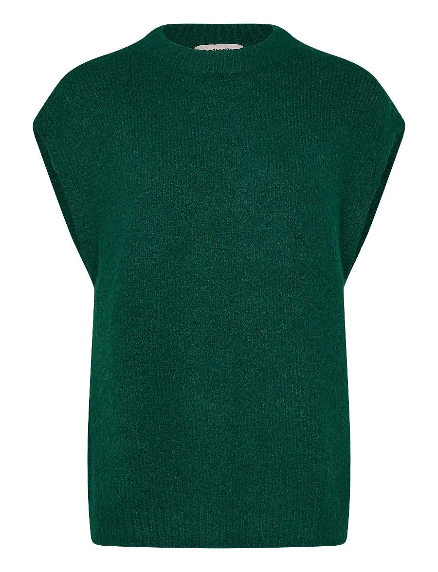 A-View - Patrisia knit vest - knitted vests - 858 dark green - 1