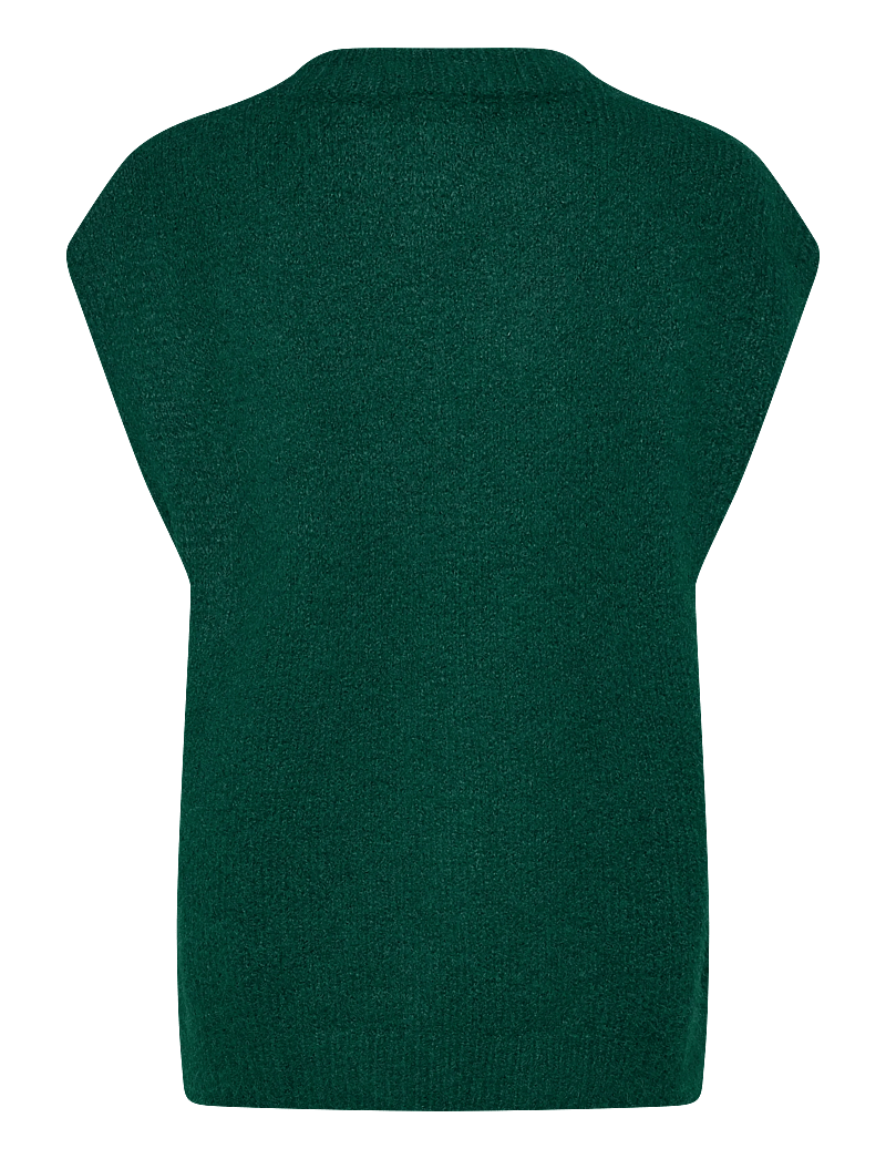 A-View - Patrisia knit vest - kootud vestid - 858 dark green - 1