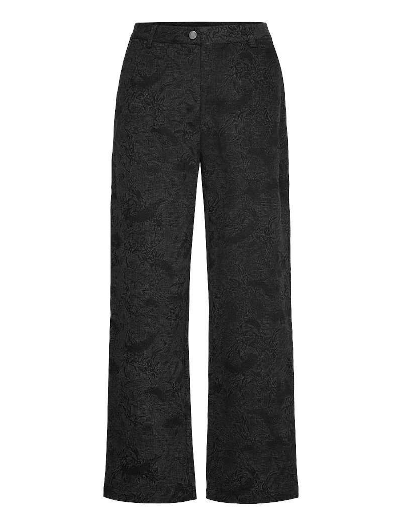 A-View - Amelia pants - hosen mit weitem bein - 999 black - 0
