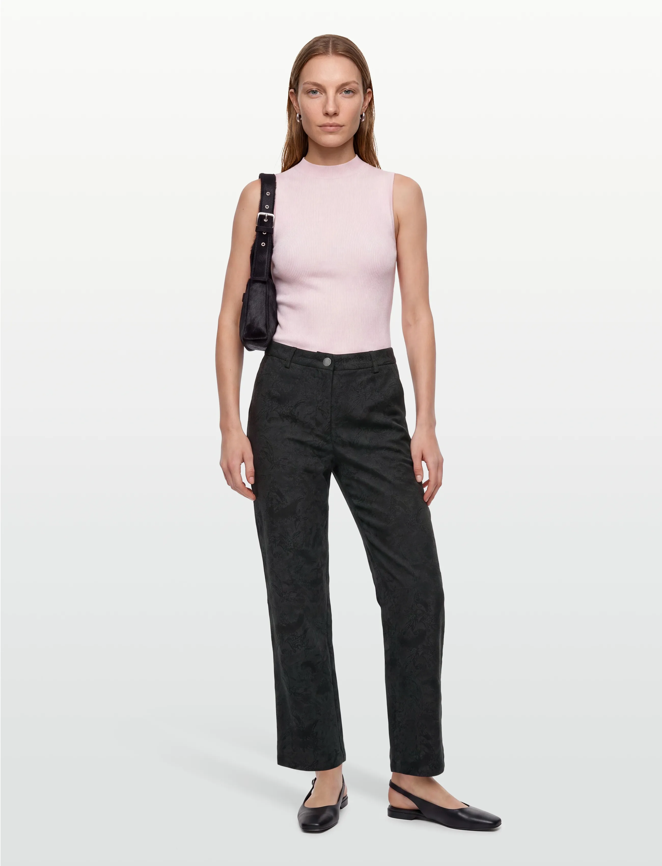 A-View Amelia Pants, Kvinder, Vide Ben Bukser, Sort, Str: 44