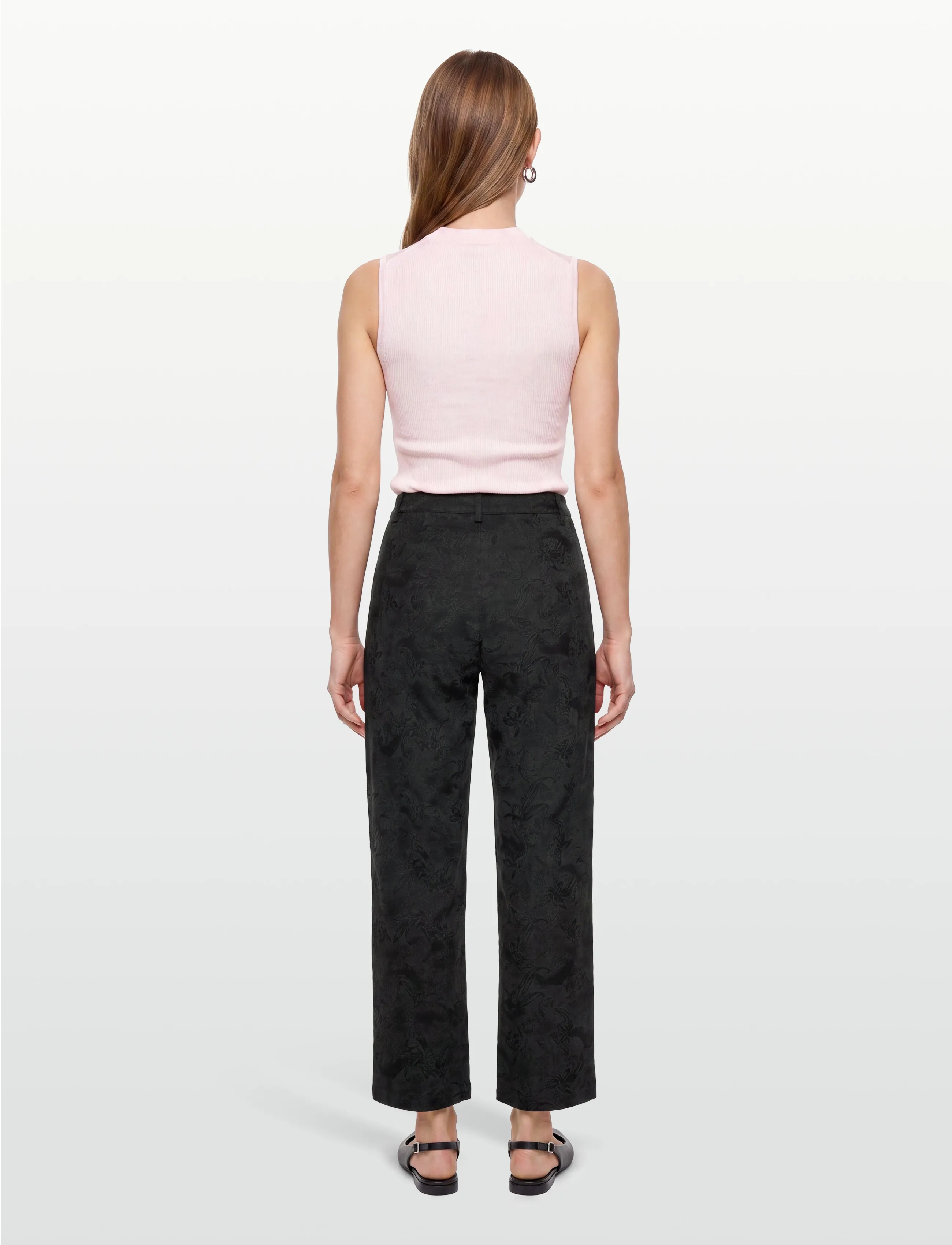 A-View - Amelia pants - hosen mit weitem bein - 999 black - 4