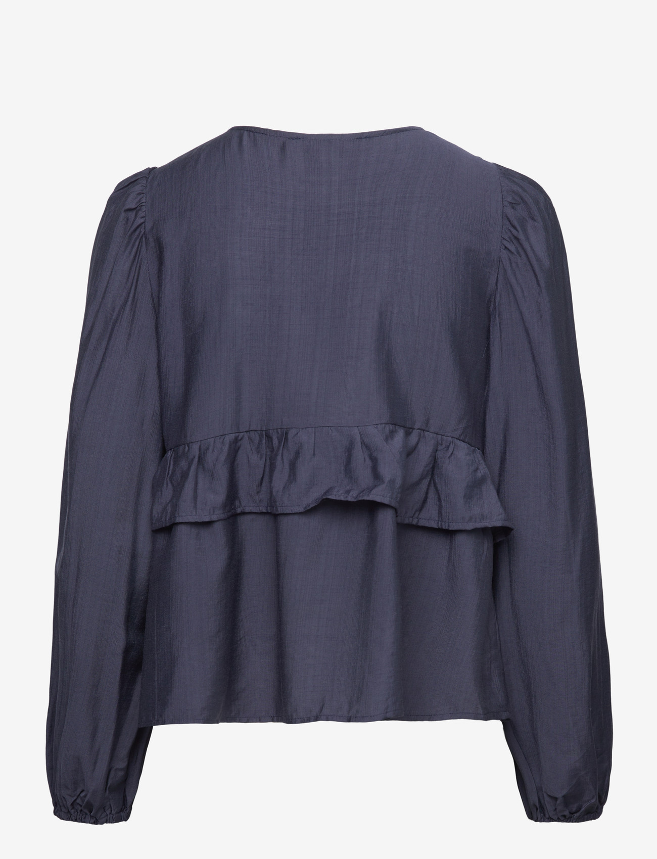 A-View - Charlotte blouse - long sleeved blouses - 699 navy - 1