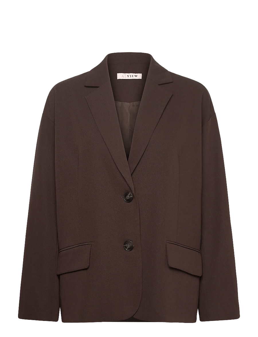 A-View - Allium blazer - einreihige blazer - dark brown - 1