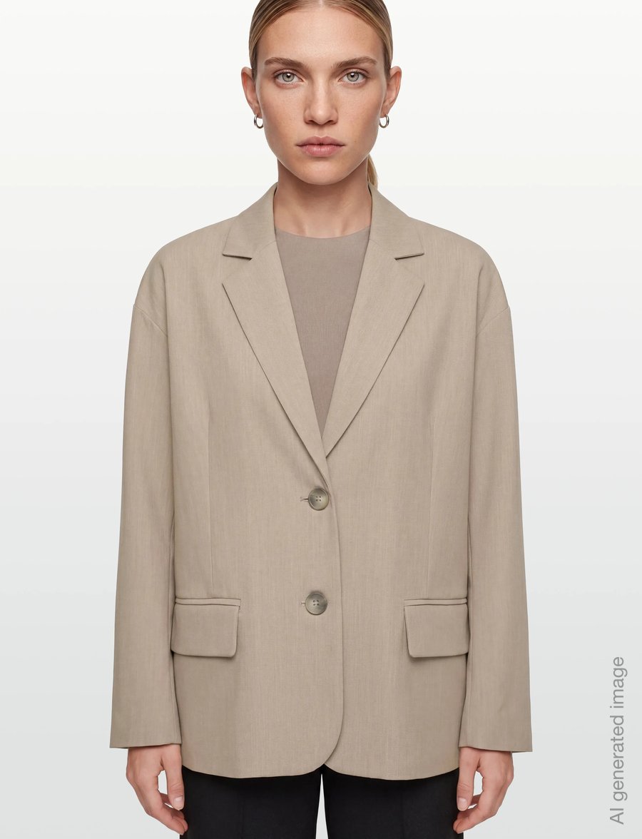 A-View - Allium blazer - einreihige blazer - light brown - 3