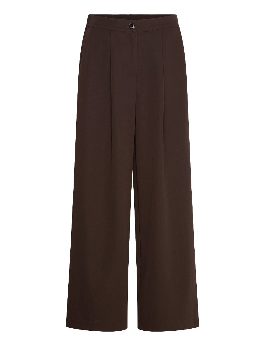 A-View - Allium pants - pidulikud püksid - dark brown - 0