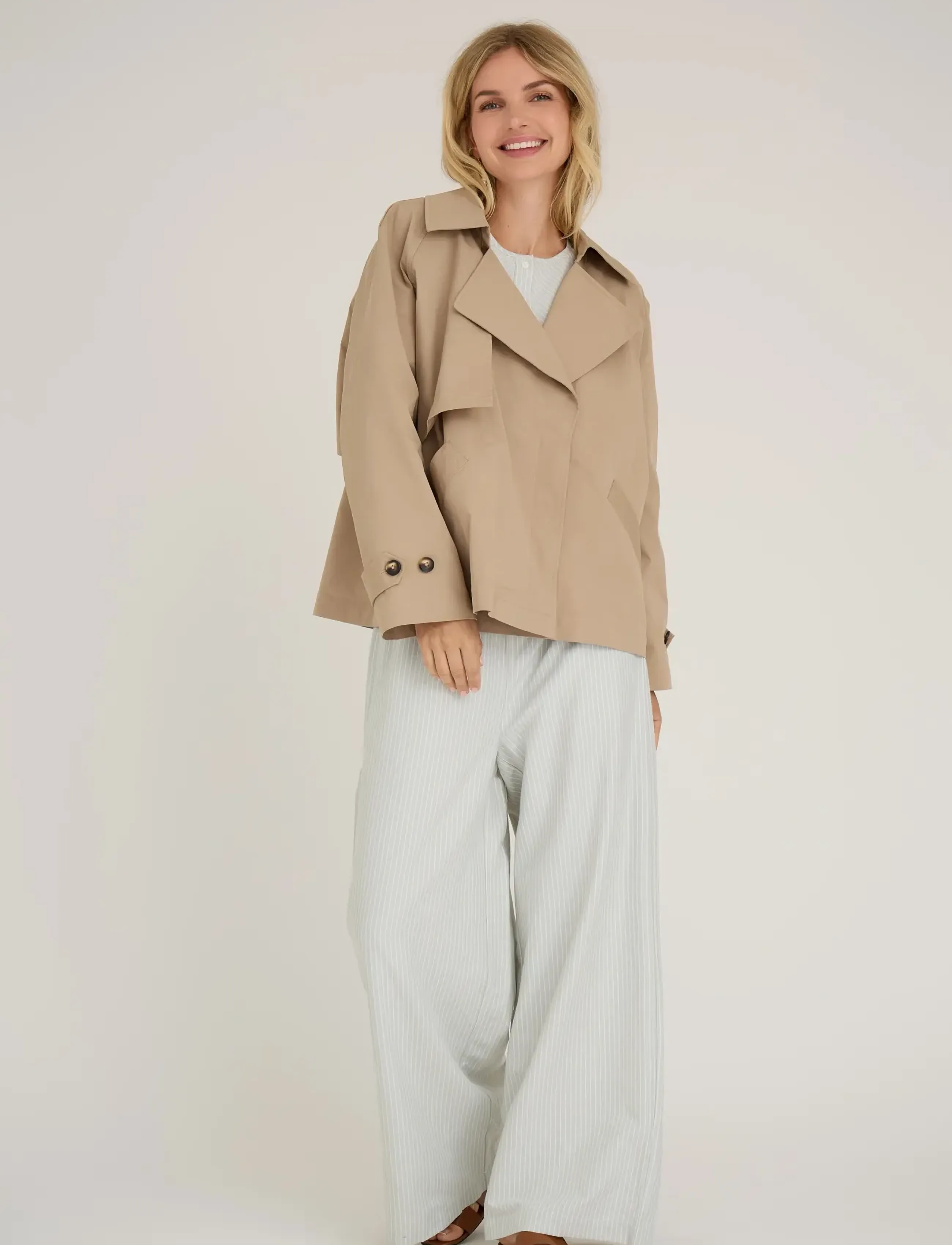 A-View Maia Coat, 38, Coats, Beige - Trench Frauen