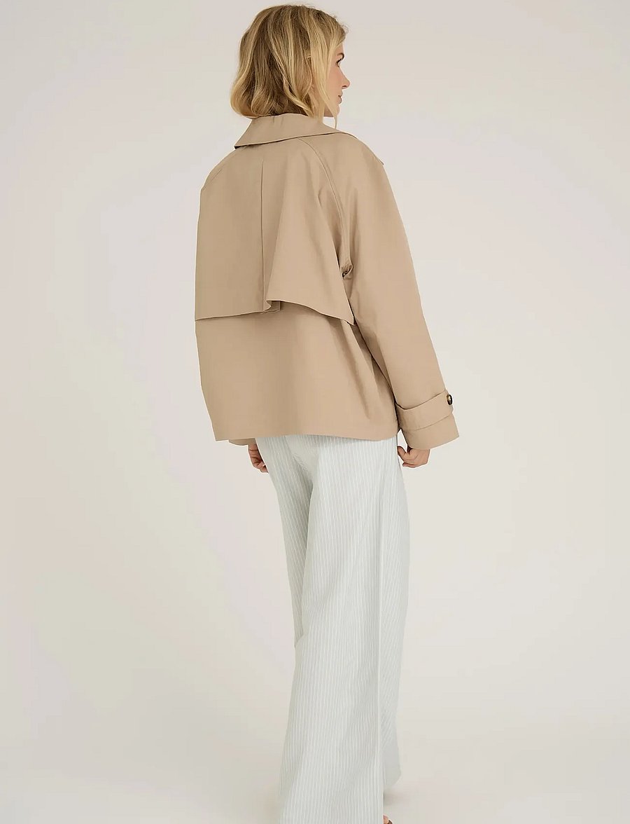 A-View - Maia coat - trenchcoats - sand - 3