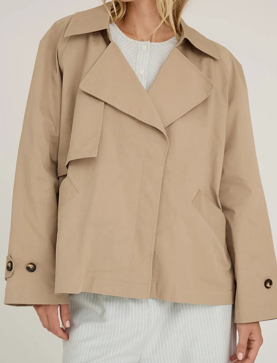 A-View - Maia coat - trenchcoats - sand - 4