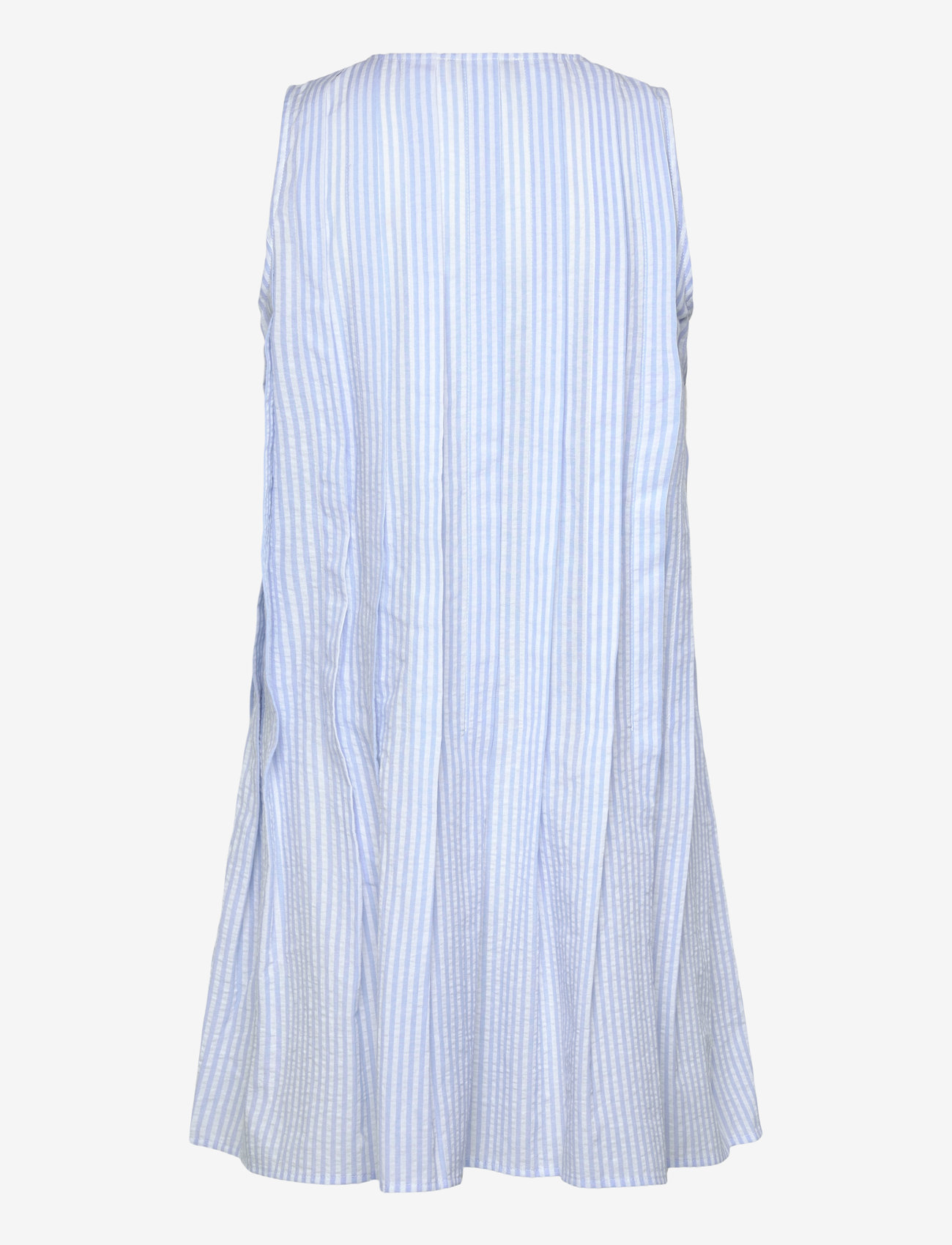 A-View - Agni dress - light blue/white stripe - 1