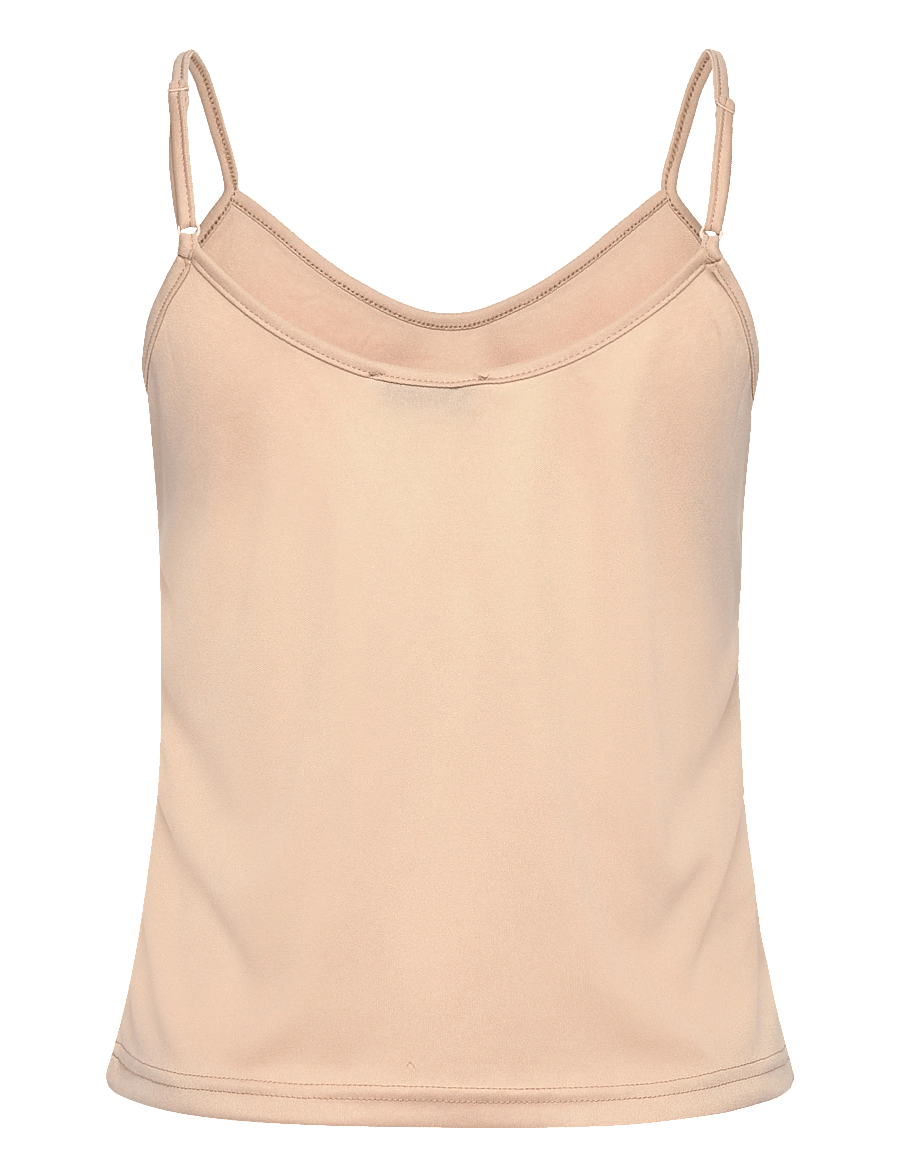 A-View - Slip top - linnen - nude - 2