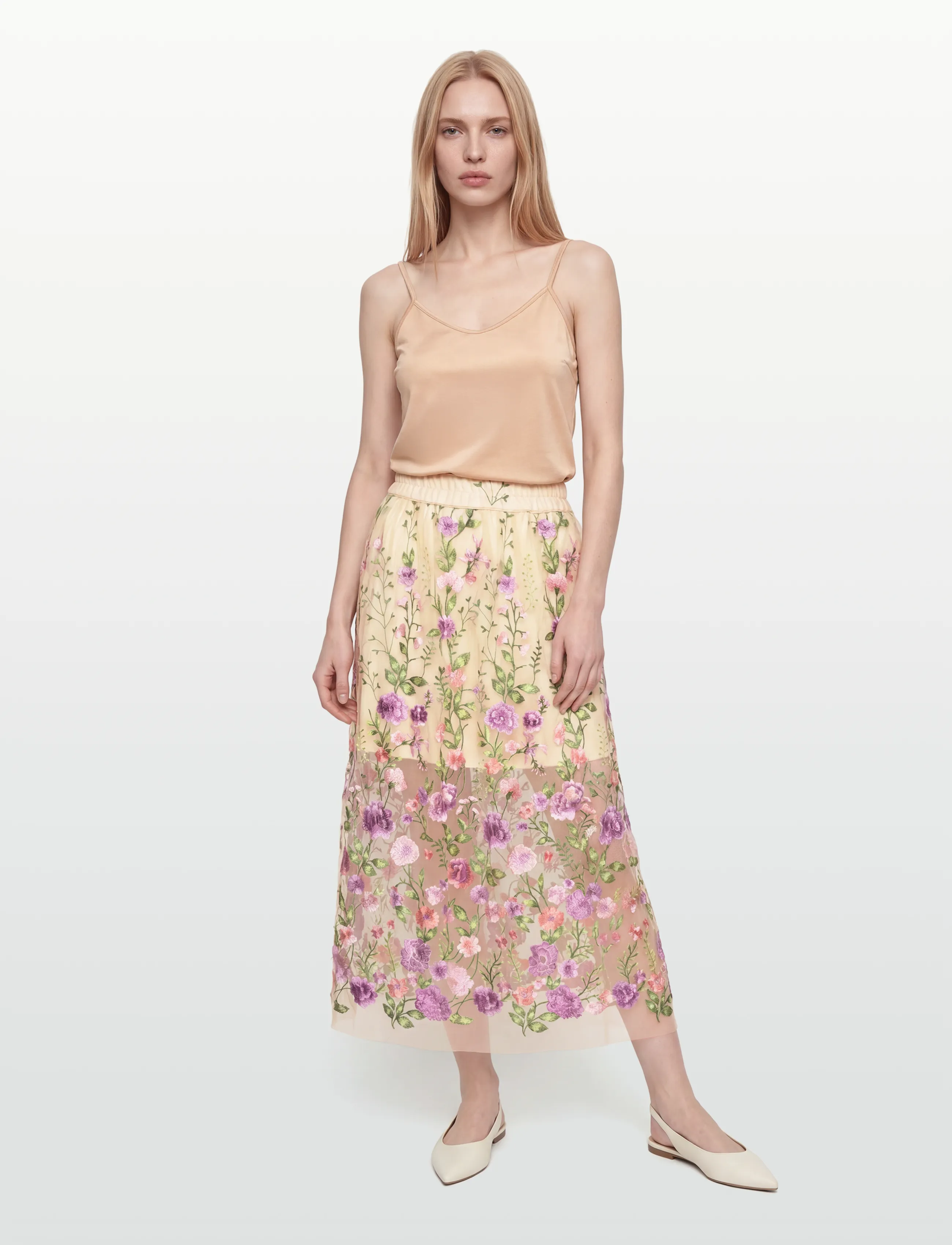 A-View Slip Top, 36, Beige, T-Shirts & Toppe > Uden Ærmer, Dame