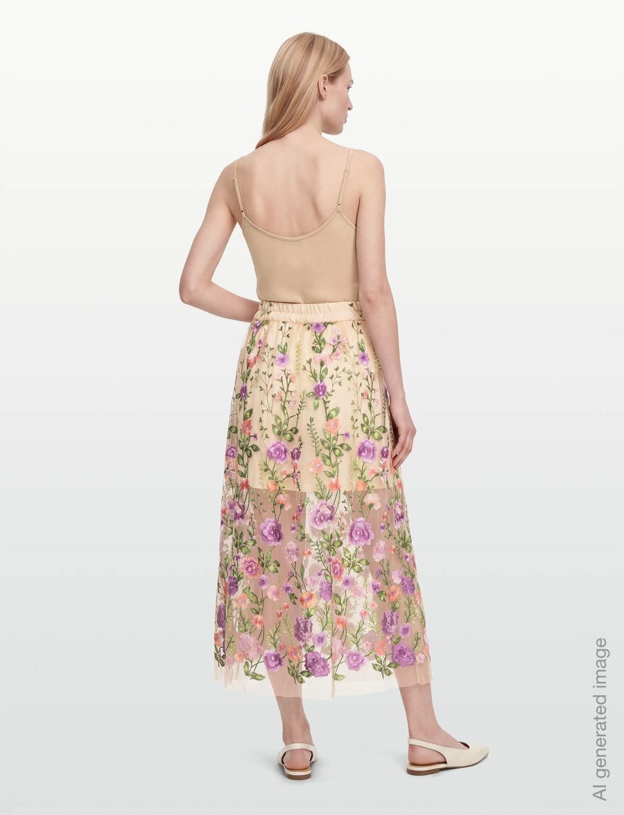 A-View - Slip top - linnen - nude - 4