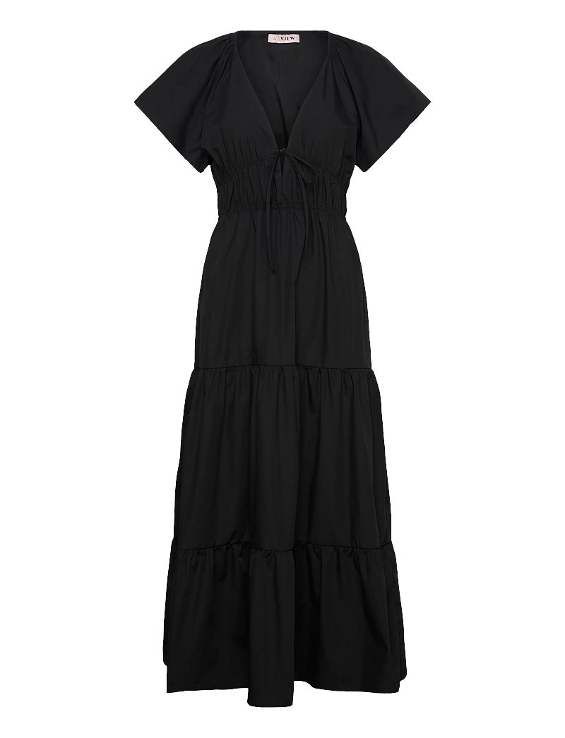 A-View - Fransisko maxi dress - maxi kjoler - black - 0