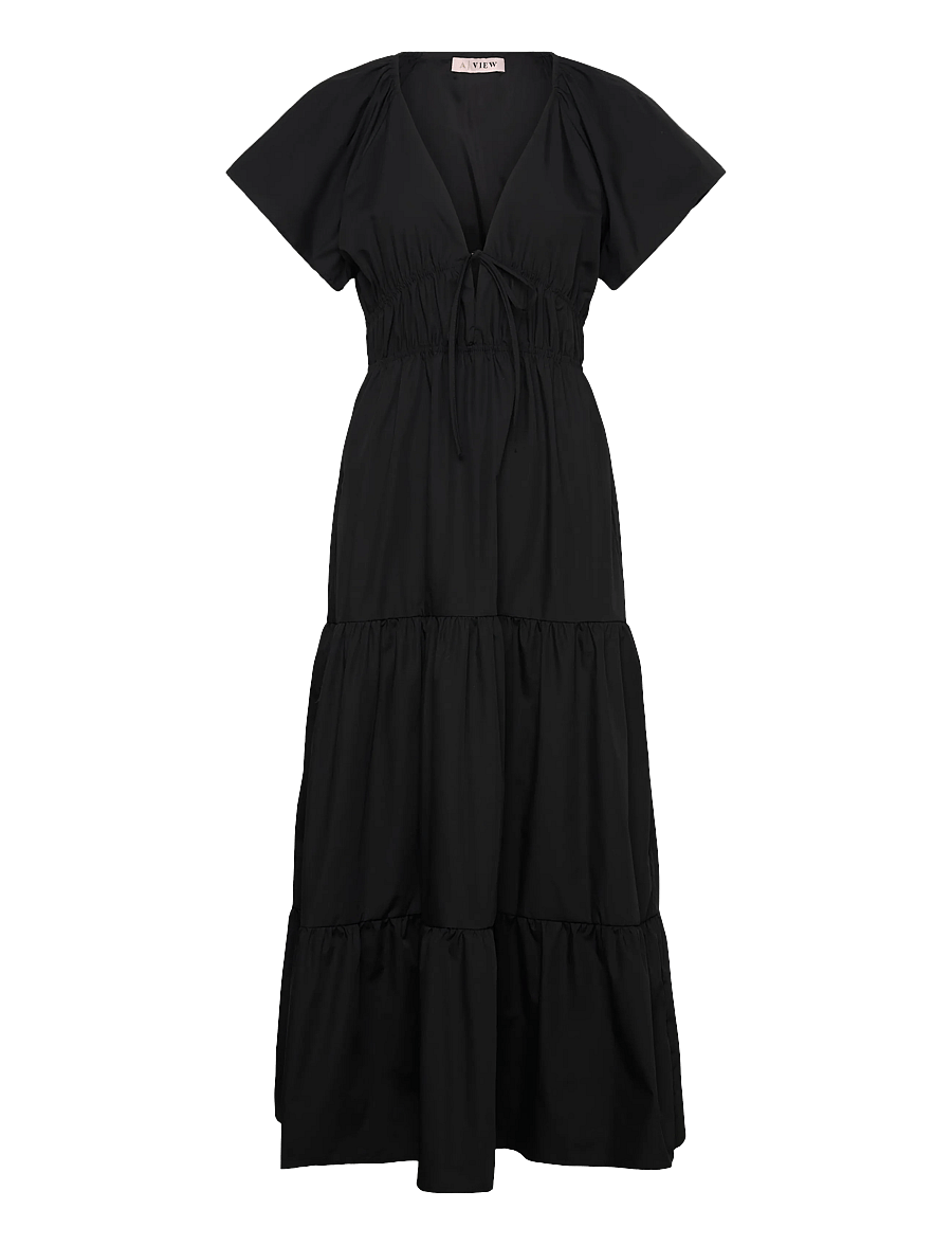 A-View - Fransisko maxi dress - maxi kjoler - black - 0