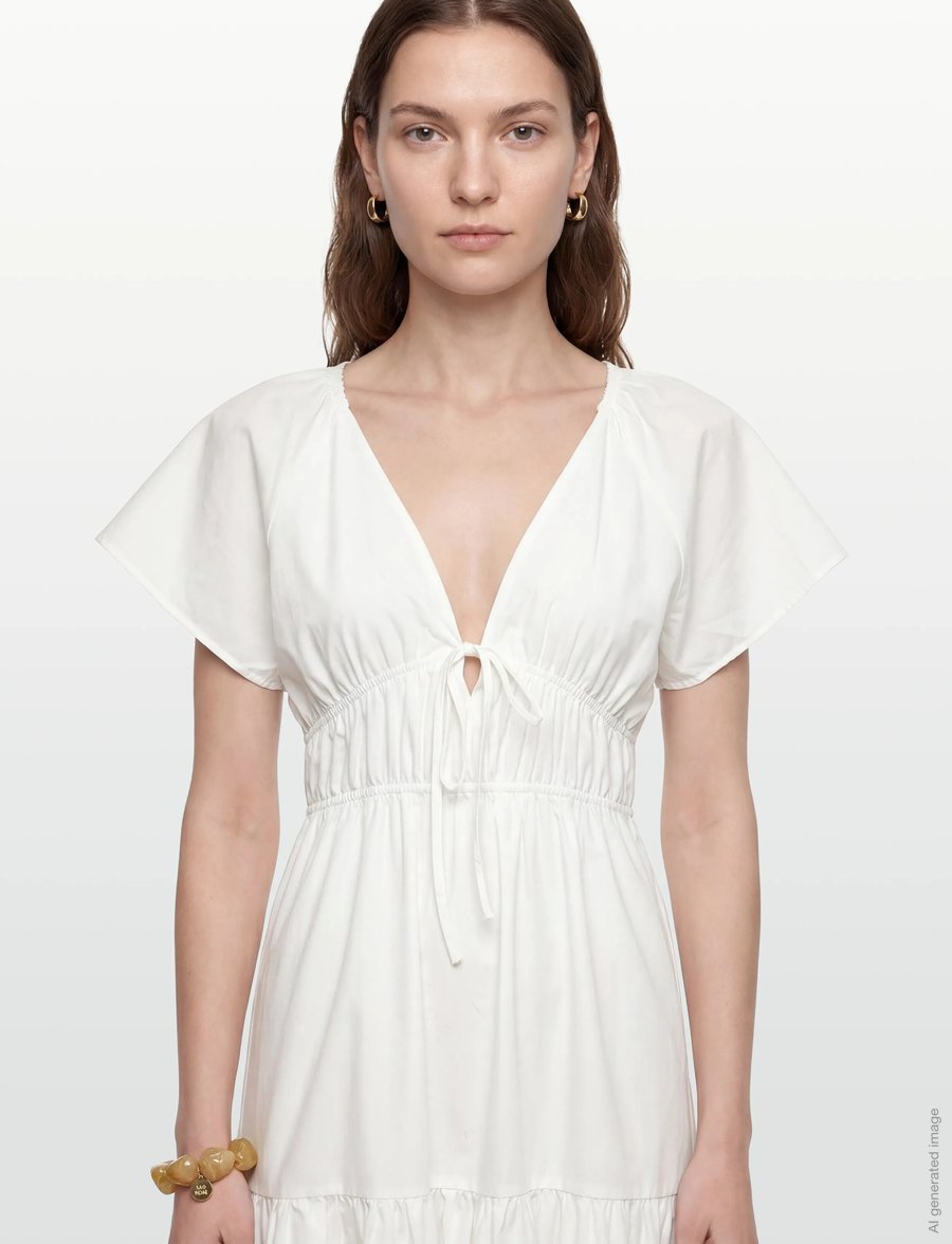 A-View - Fransisko maxi dress - maksikleidid - white - 3