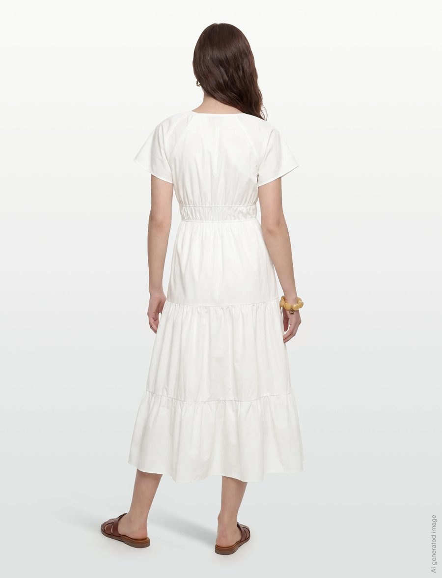 A-View - Fransisko maxi dress - maksikleidid - white - 4