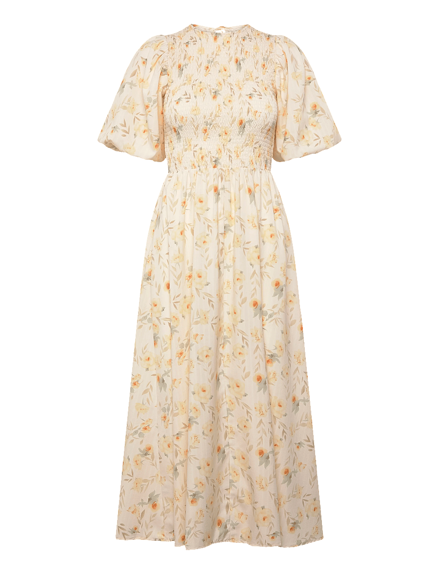 A-View - Tabita dress - summer dresses - sand/yellow - 1
