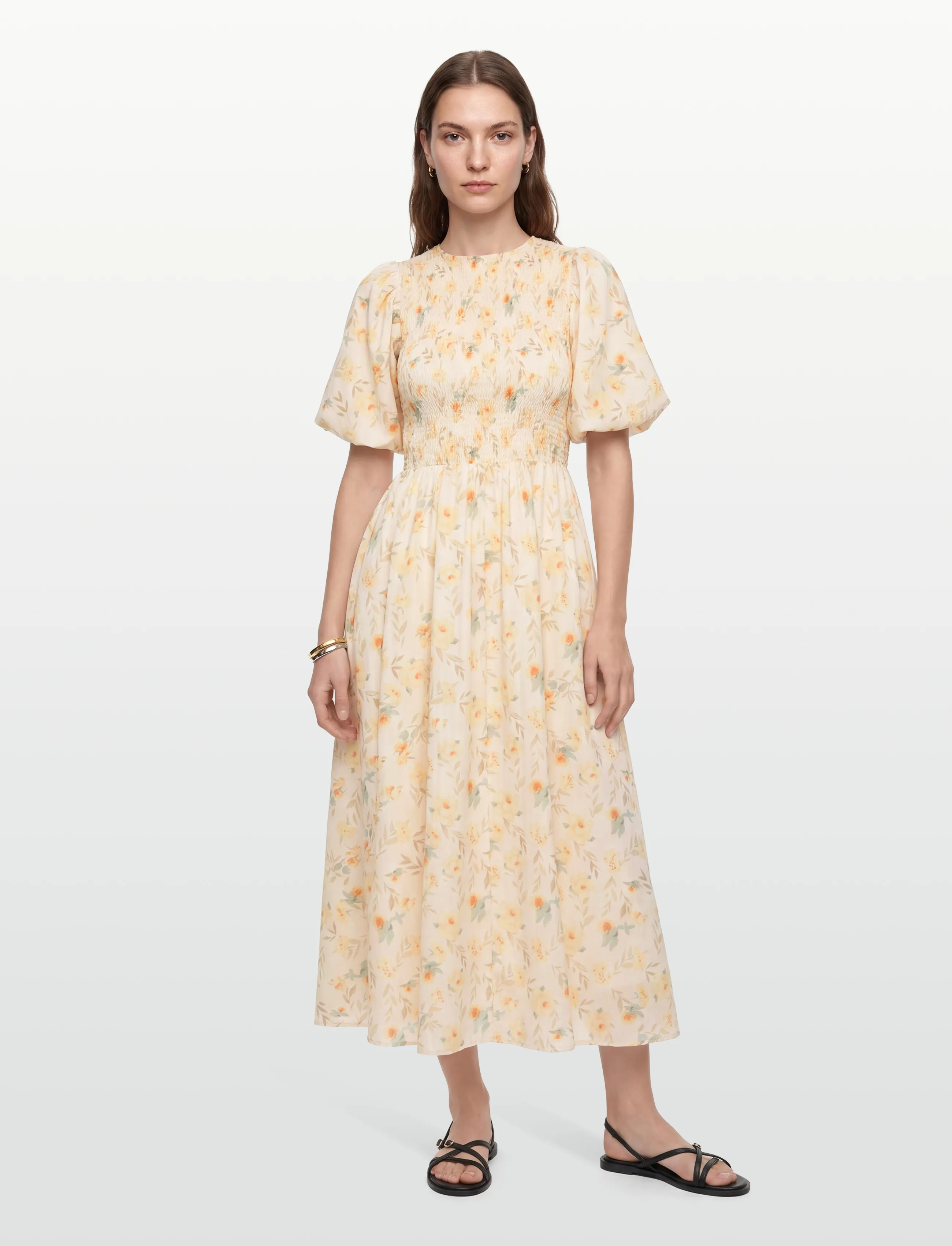 A-View Tabita Dress, 36, Dresses, Gelb - Summer Frauen