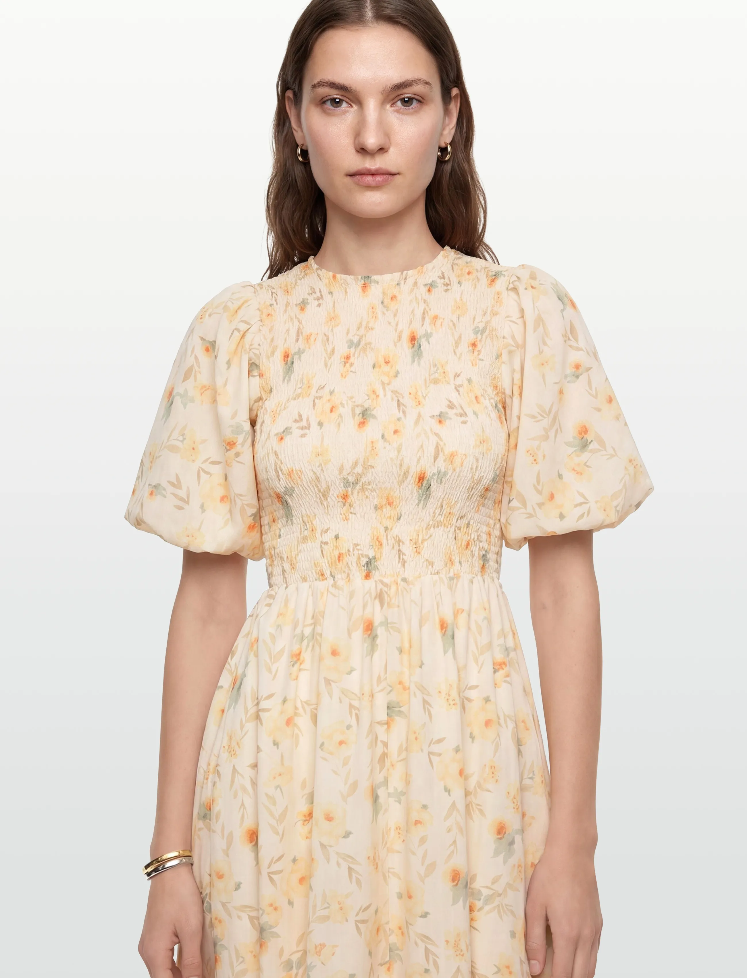 A-View - Tabita dress - summer dresses - sand/yellow - 3