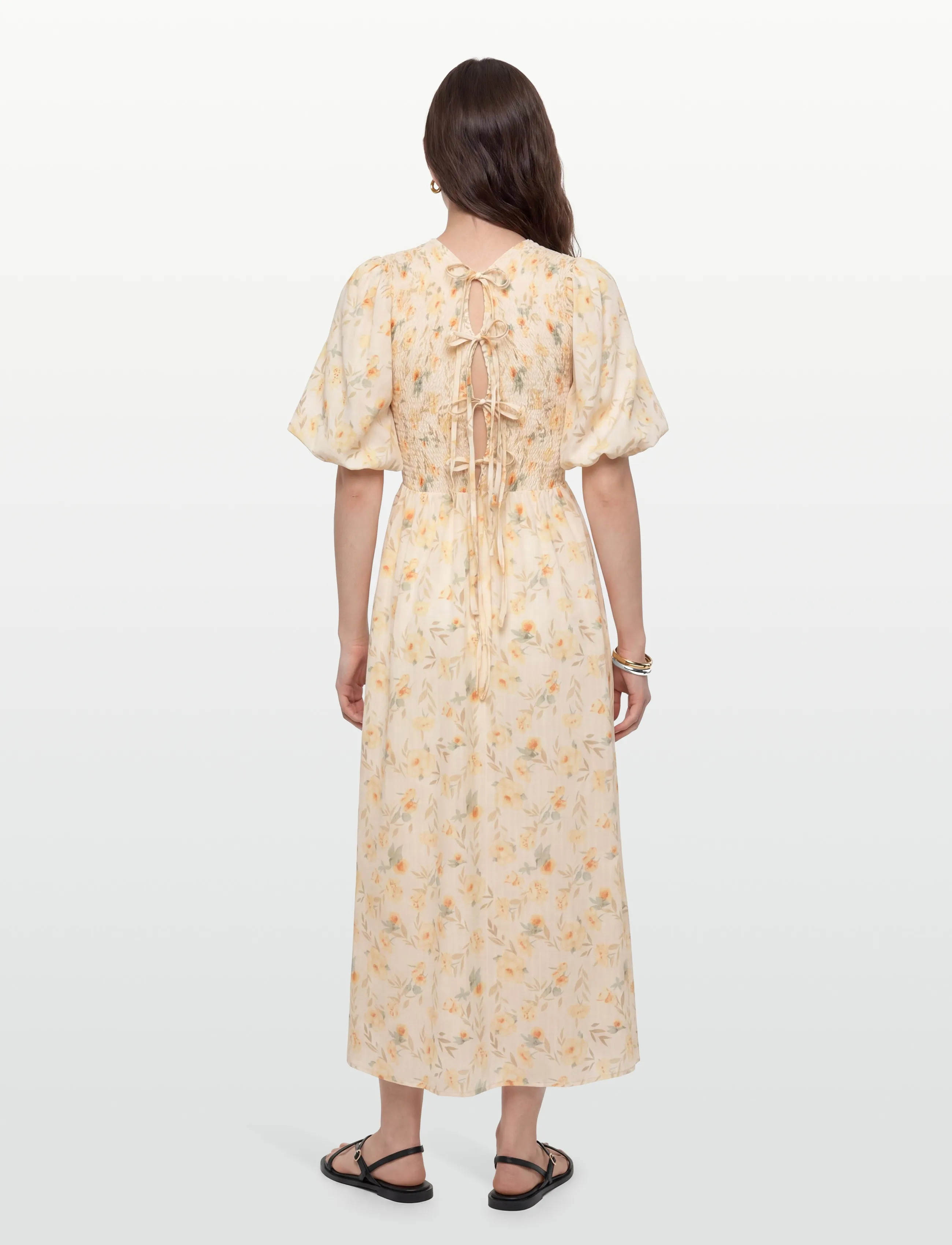A-View - Tabita dress - summer dresses - sand/yellow - 4