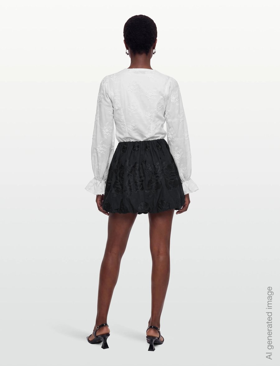 A-View - Rosamarie skirt - kurze röcke - 999 black - 4