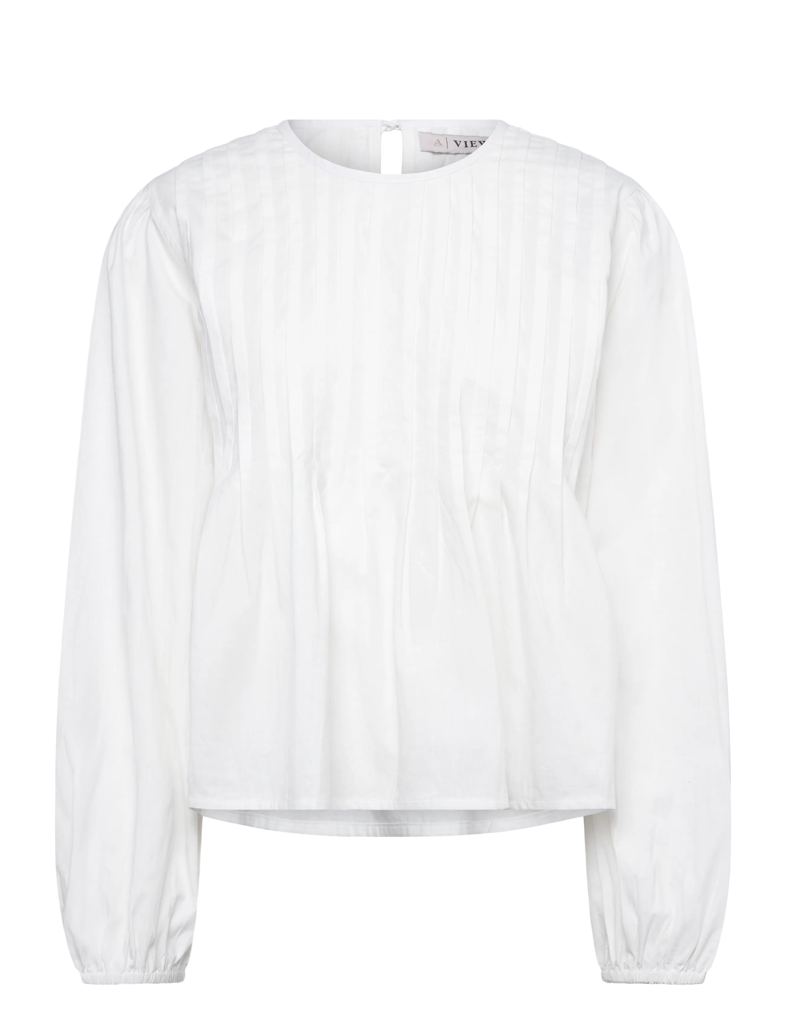 A-View Saga Long Sleeve Blouse - Bluser - 000 WHITE / white