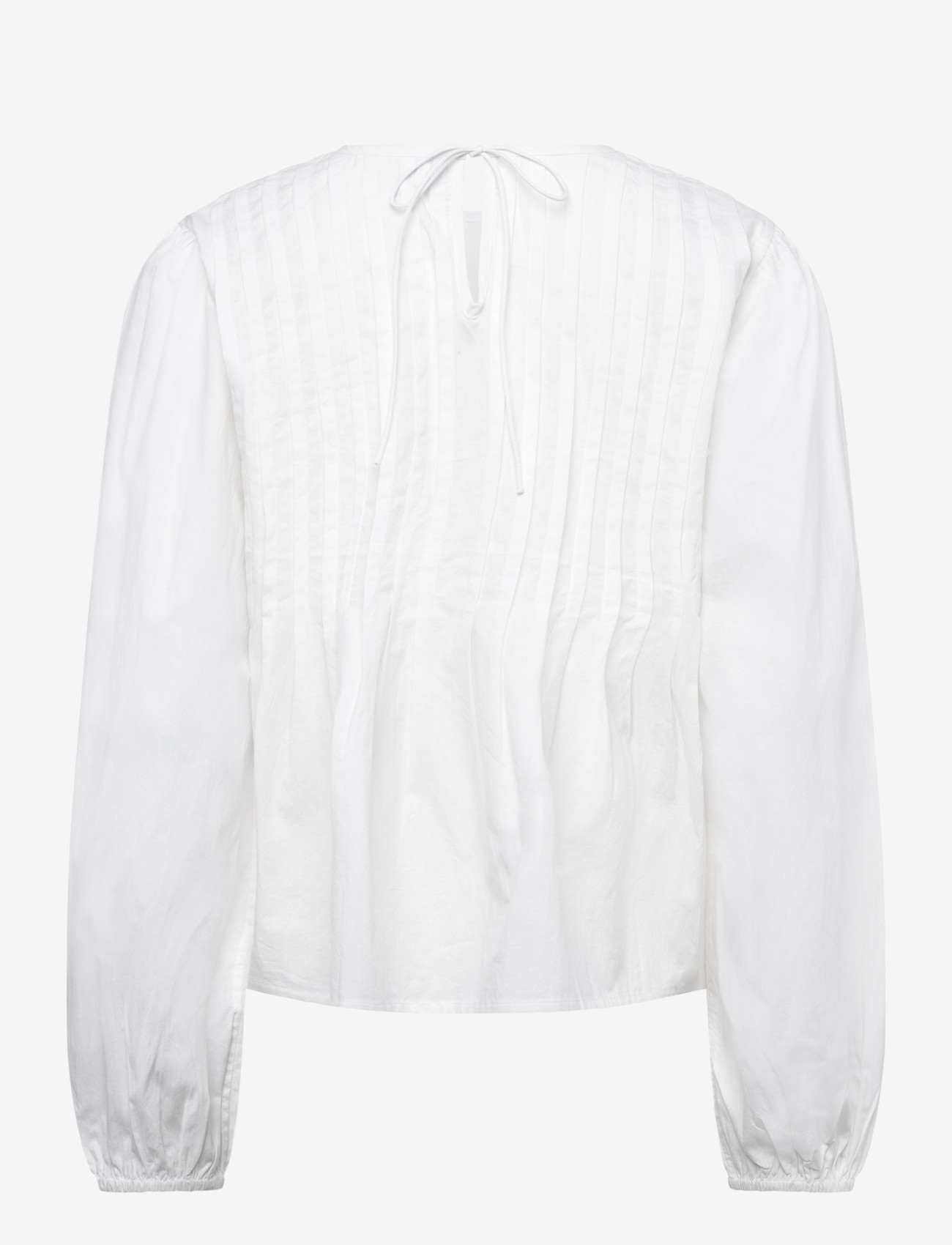 A-View - Saga Long Sleeve Blouse - langärmlige blusen - 000 white - 1